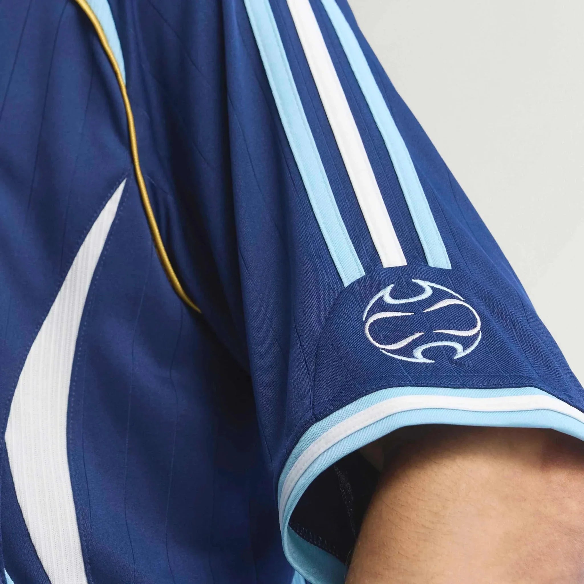 adidas 2006 Argentina Men's Retro Stadium Away Soccer Jersey 8