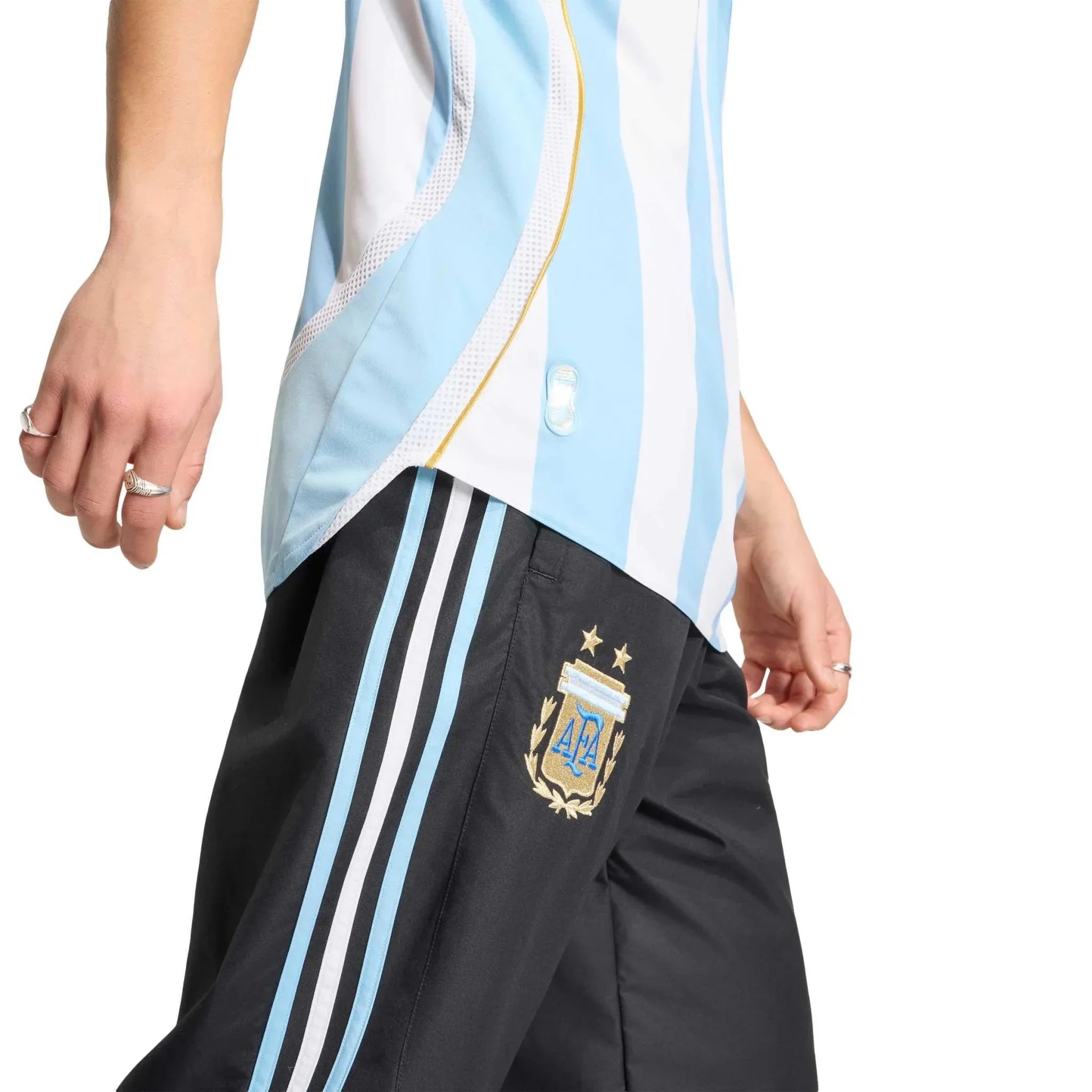 adidas 2006 Argentina Men's Retro Stadium Home Soccer Jersey 6