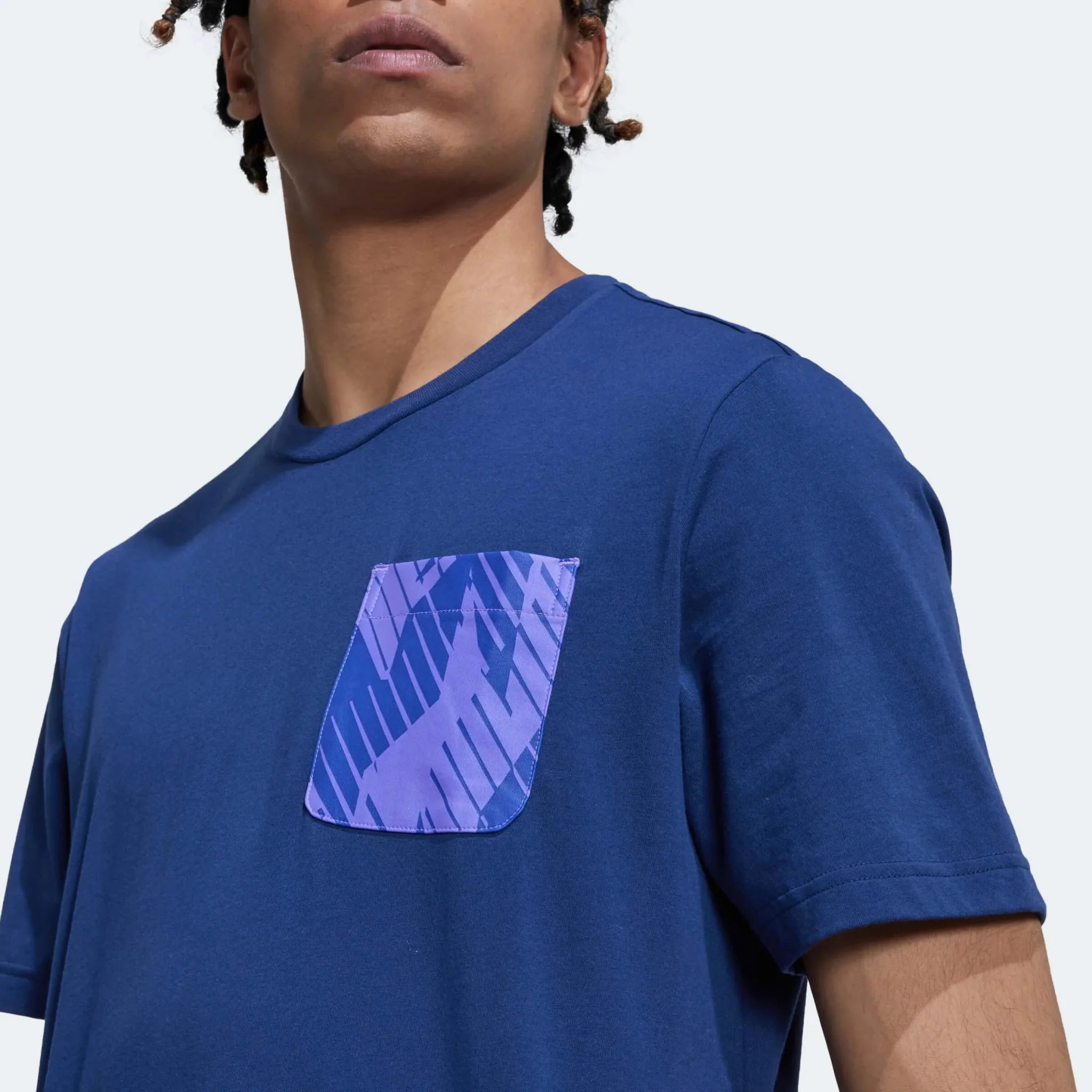 adidas 2022-23 Argentina Graphic Tee Night Indigo 4