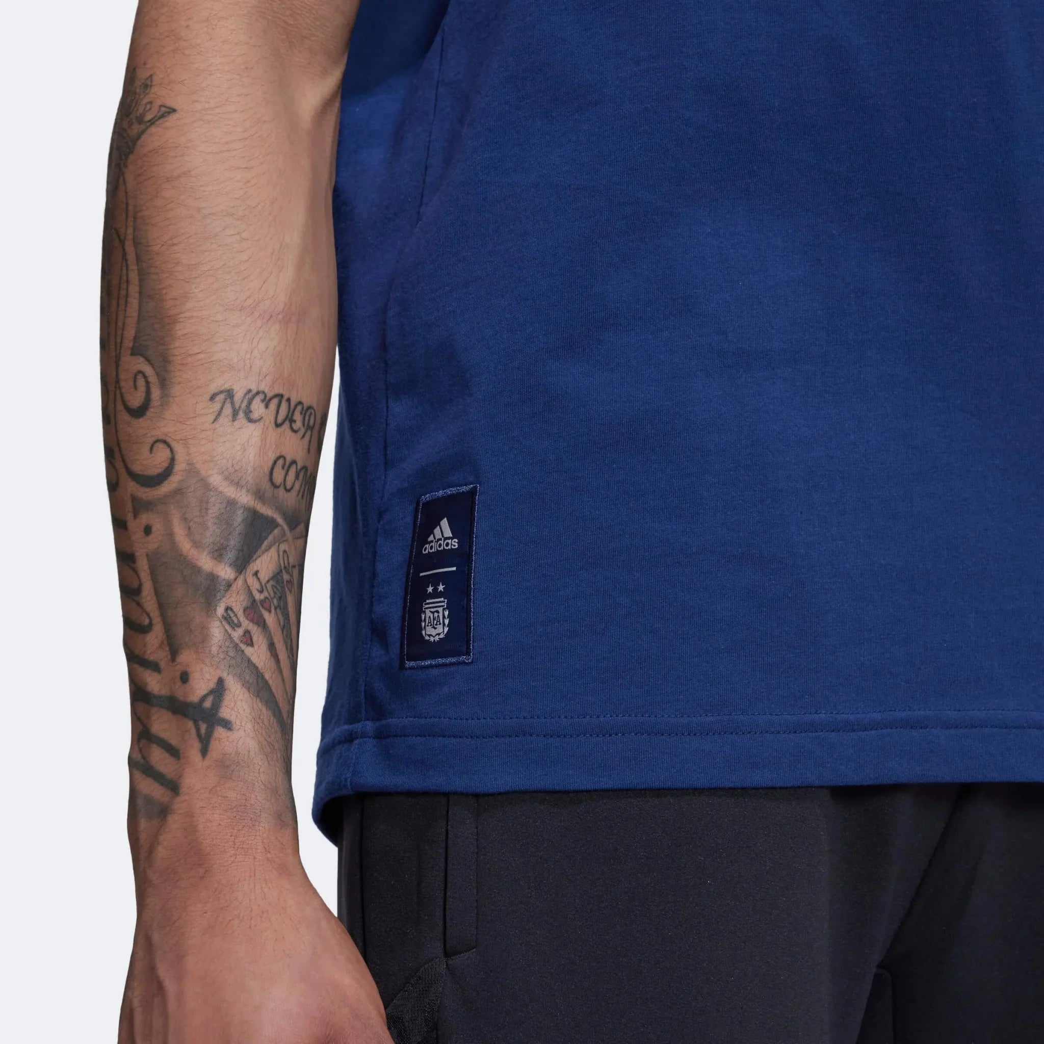 adidas 2022-23 Argentina Graphic Tee Night Indigo 5