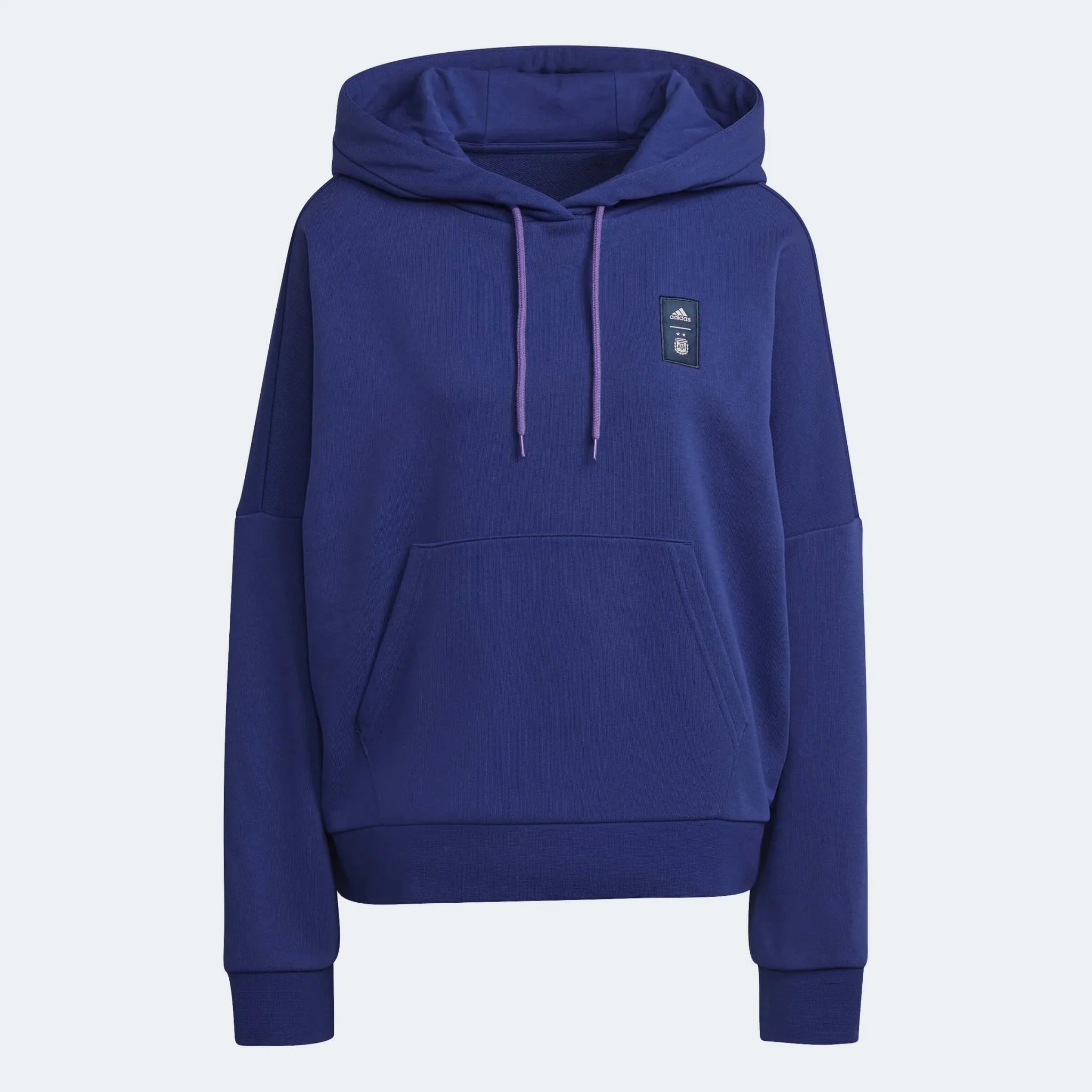 adidas 2022-23 Argentina Women's 3 Stripe Hoody Legacy Indigo 1