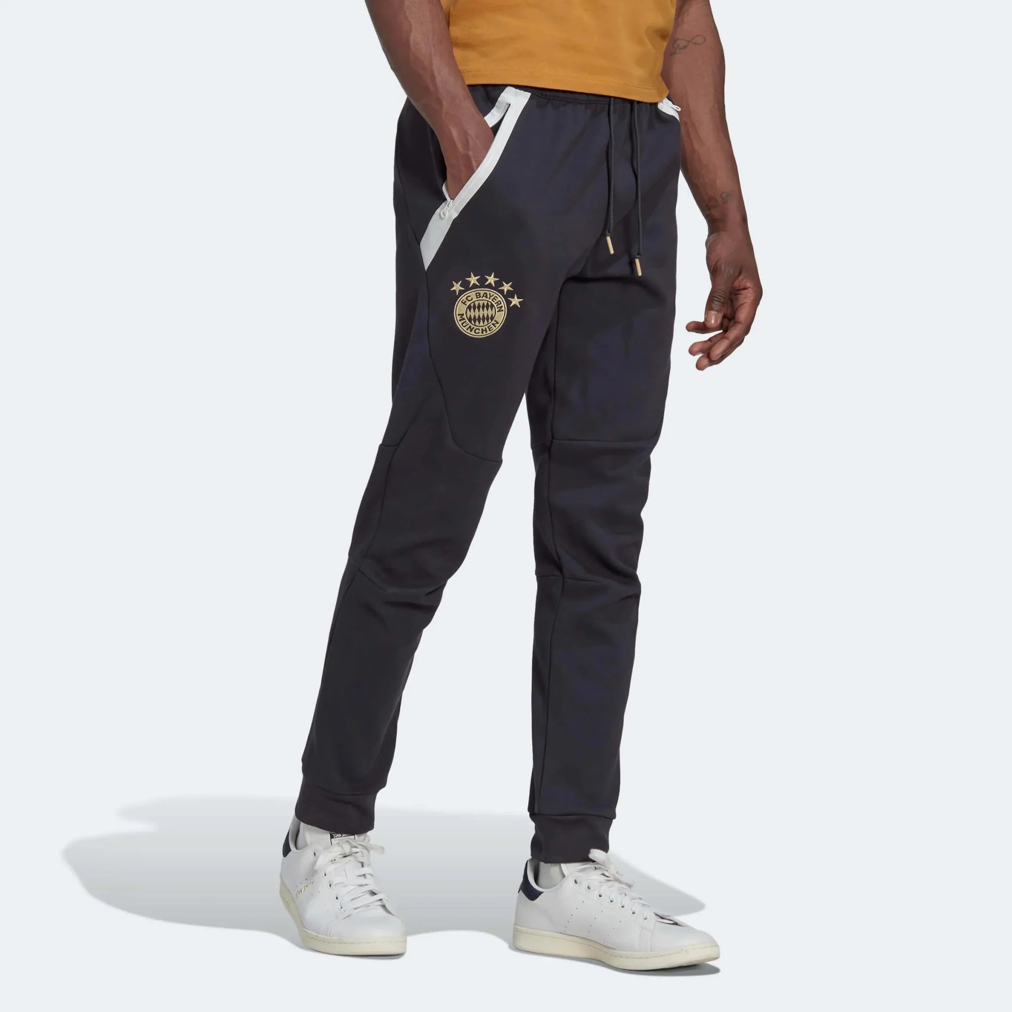 adidas 2022-23 Bayern Munich Travel Pants - Night Grey 2