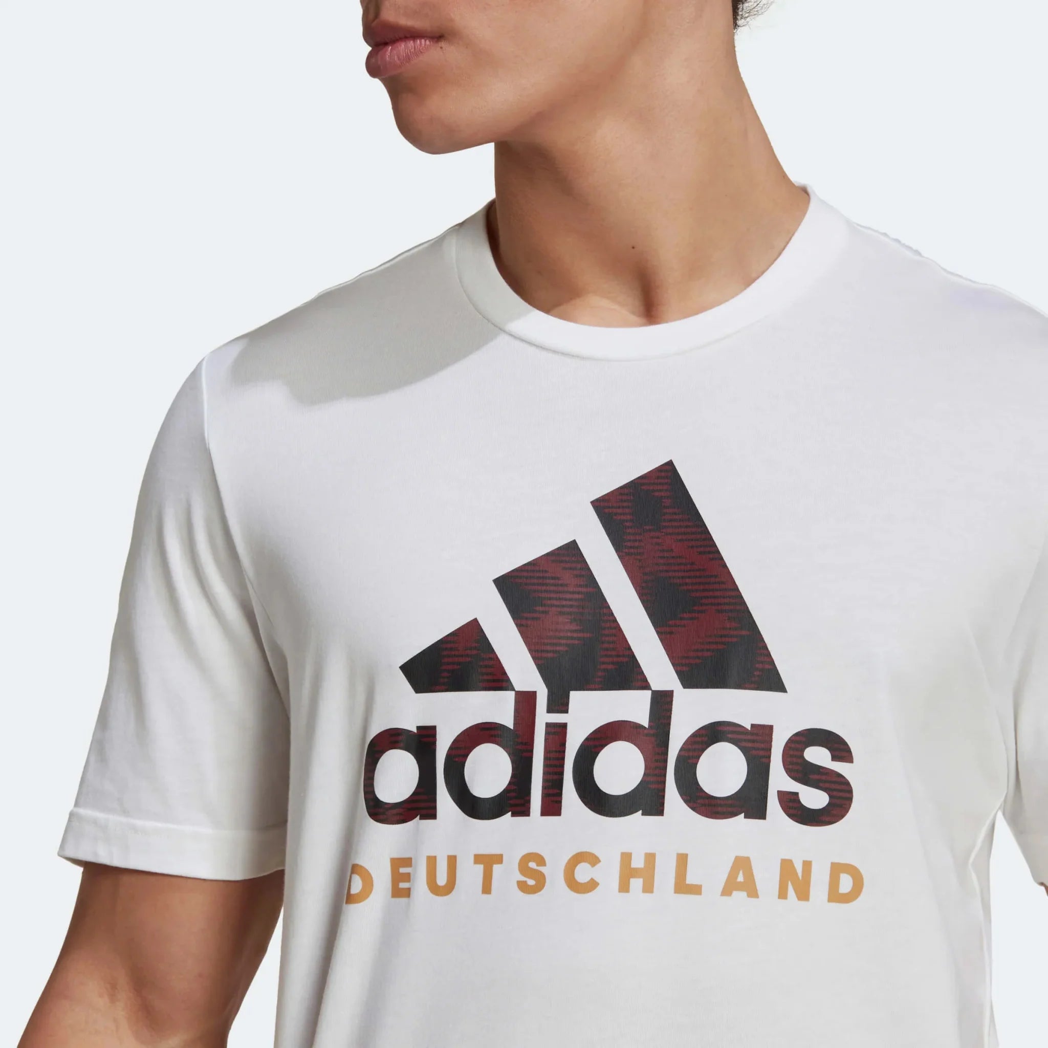 adidas 2022-23 Germany DNA Graphic Tee - White-Black 4