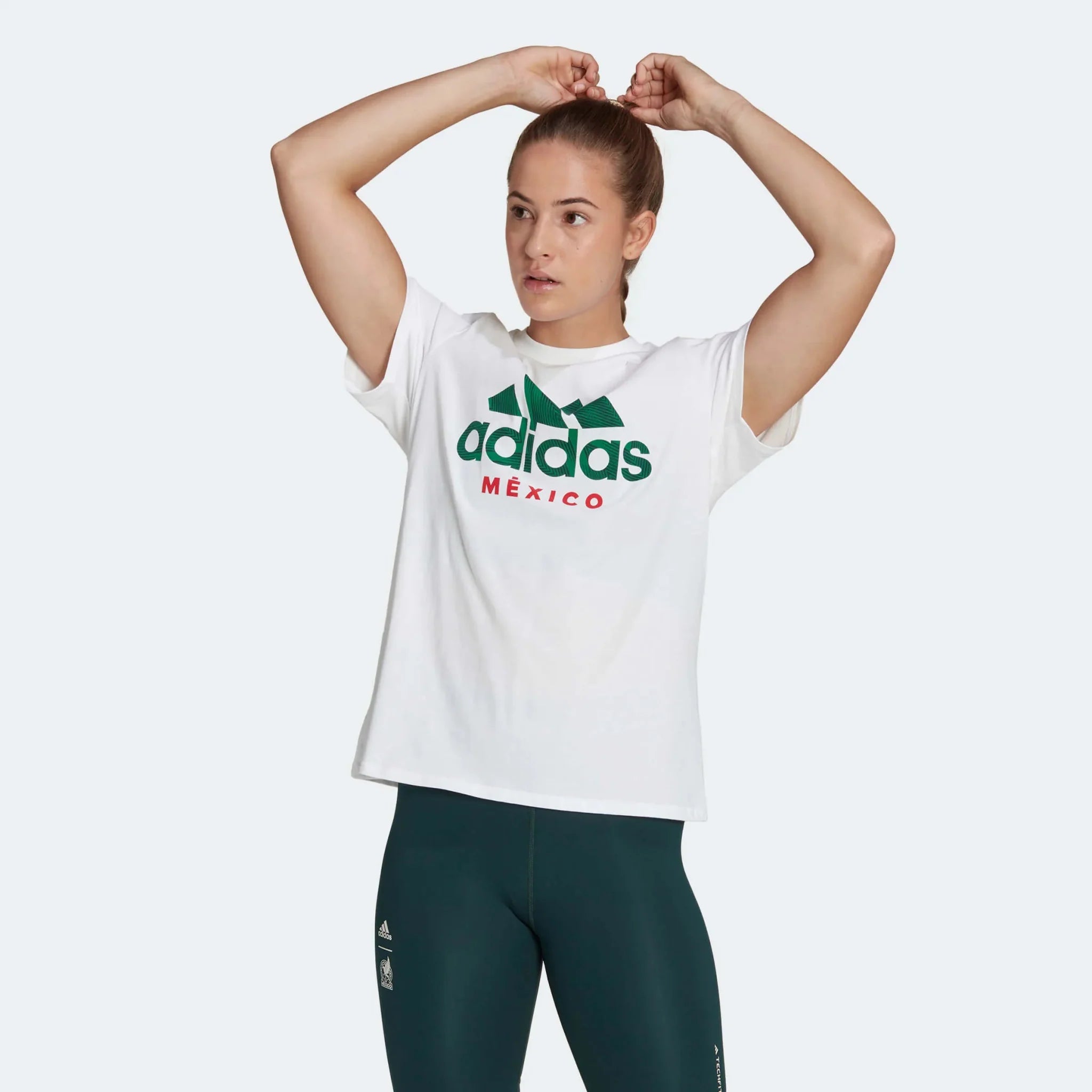 adidas 2022-23 Mexico Women's Tee - White 2