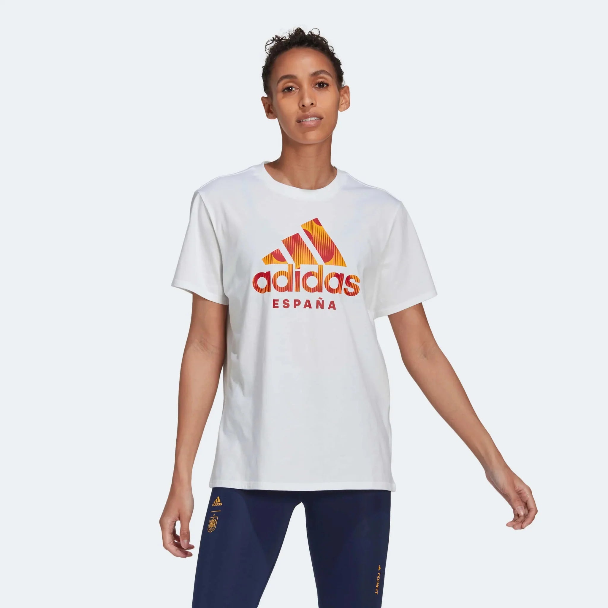 adidas 2022-23 Spain Women's Tee - White 2