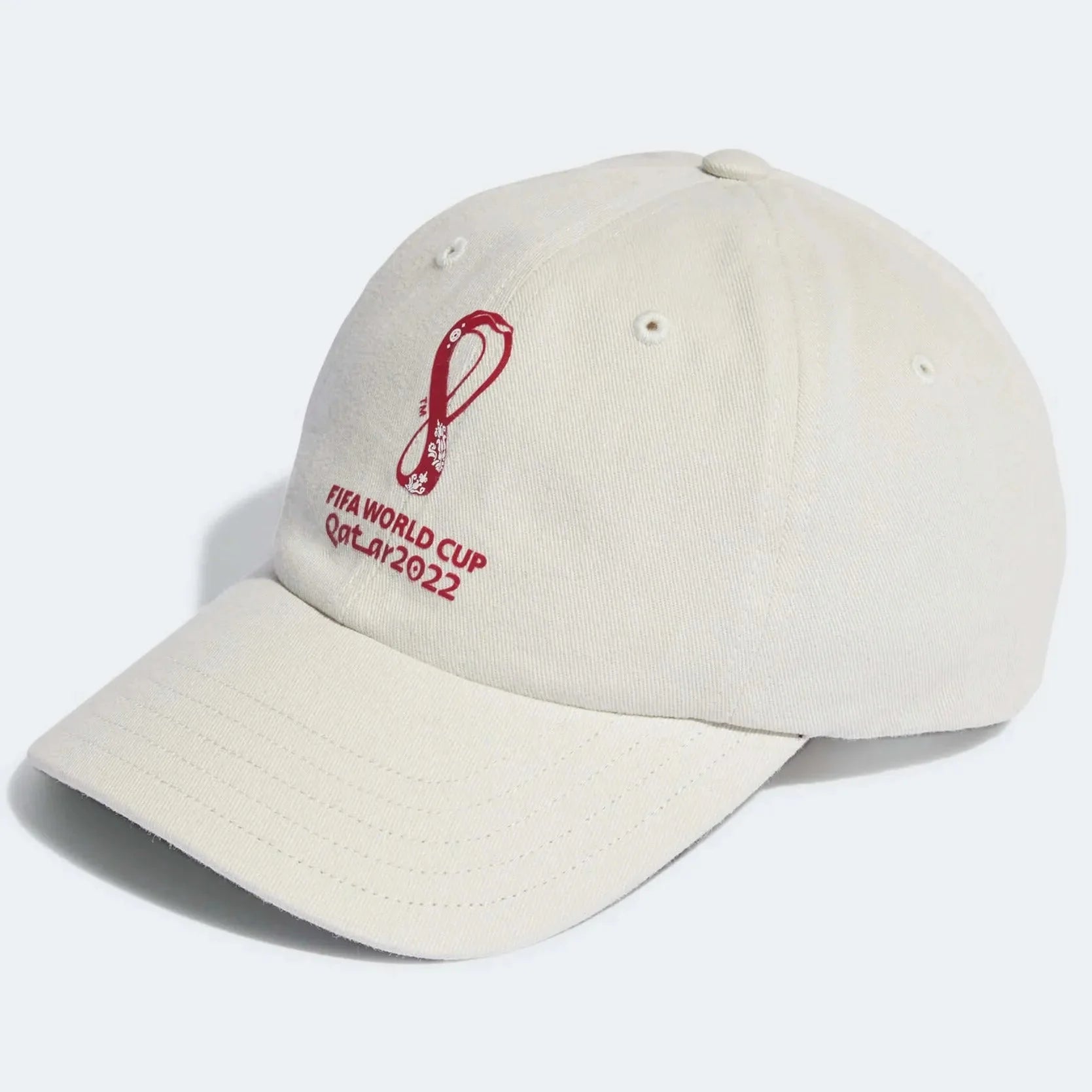 adidas 2022 FIFA World Cup Emblem Cap - Talc 1