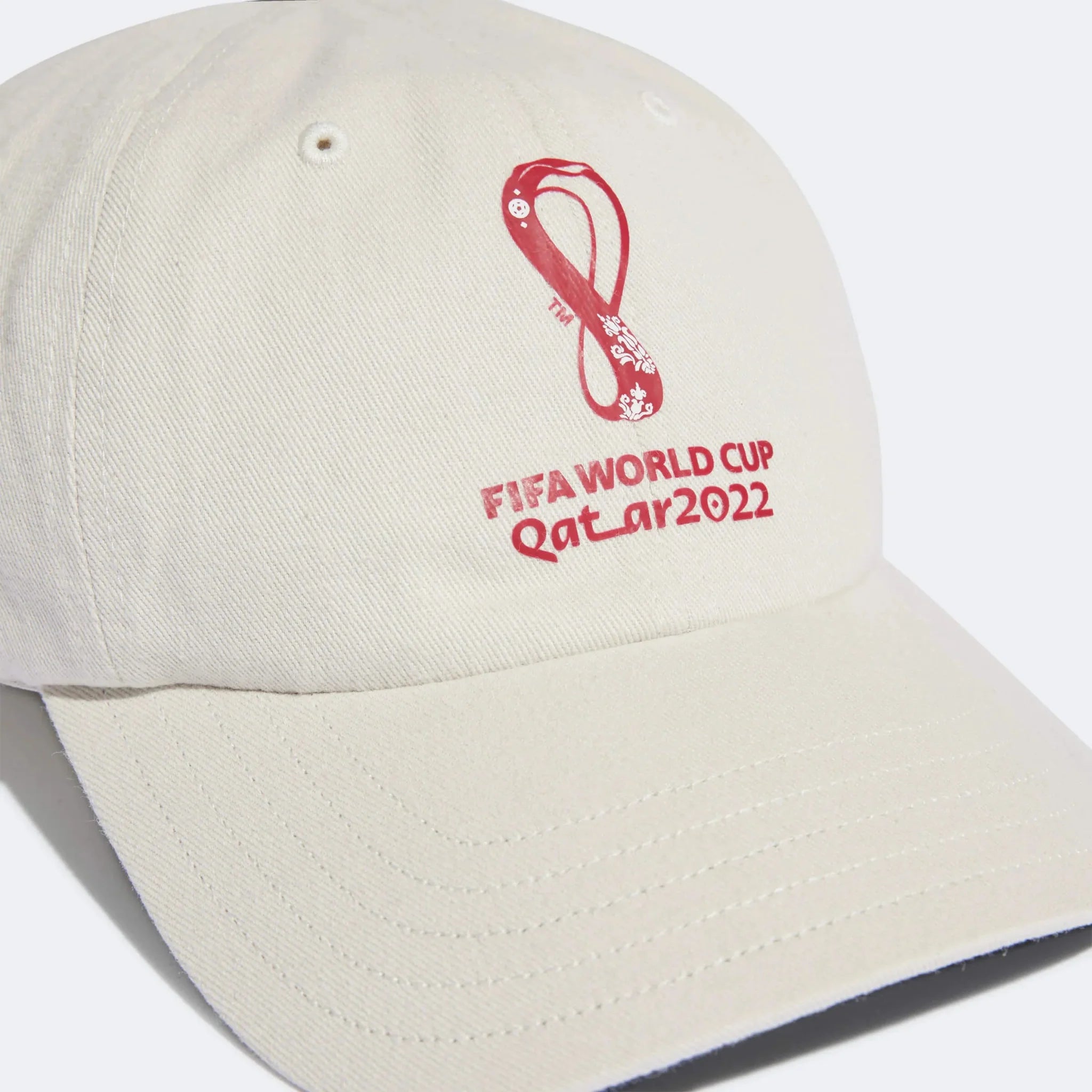 adidas 2022 FIFA World Cup Emblem Cap - Talc 3