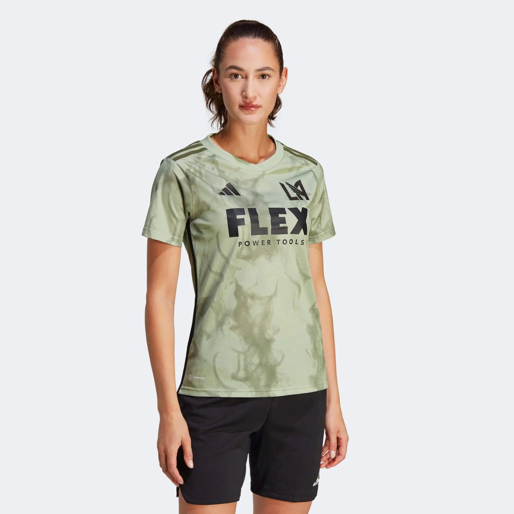 adidas 2023-24 LAFC Women's Away Jersey - Magic Lime-Tent Green 3