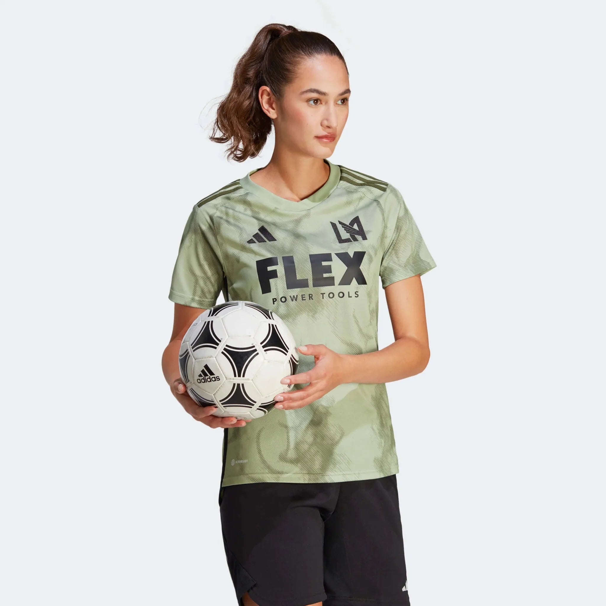 adidas 2023-24 LAFC Women's Away Jersey - Magic Lime-Tent Green 4