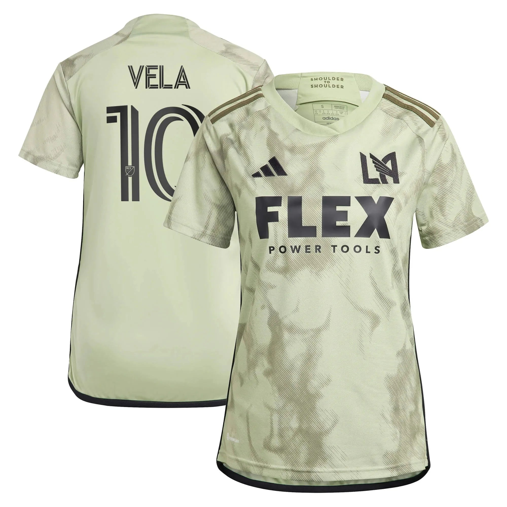 adidas 2023-24 LAFC Women's Away Jersey - Magic Lime-Tent Green 8