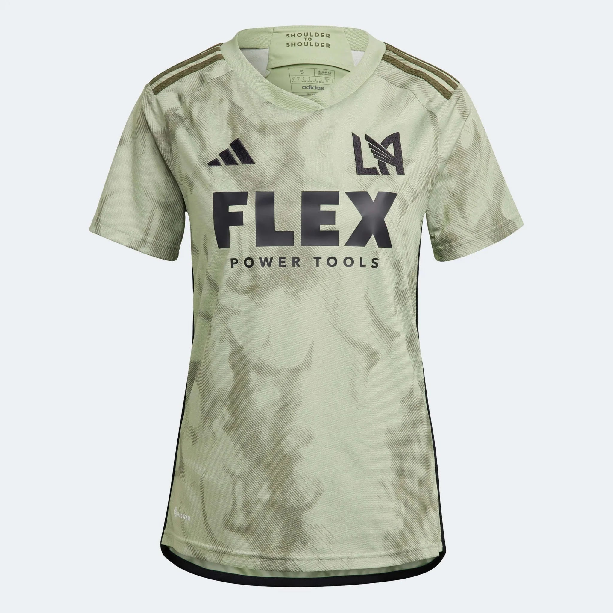 adidas 2023-24 LAFC Women's Away Jersey - Magic Lime-Tent Green 1