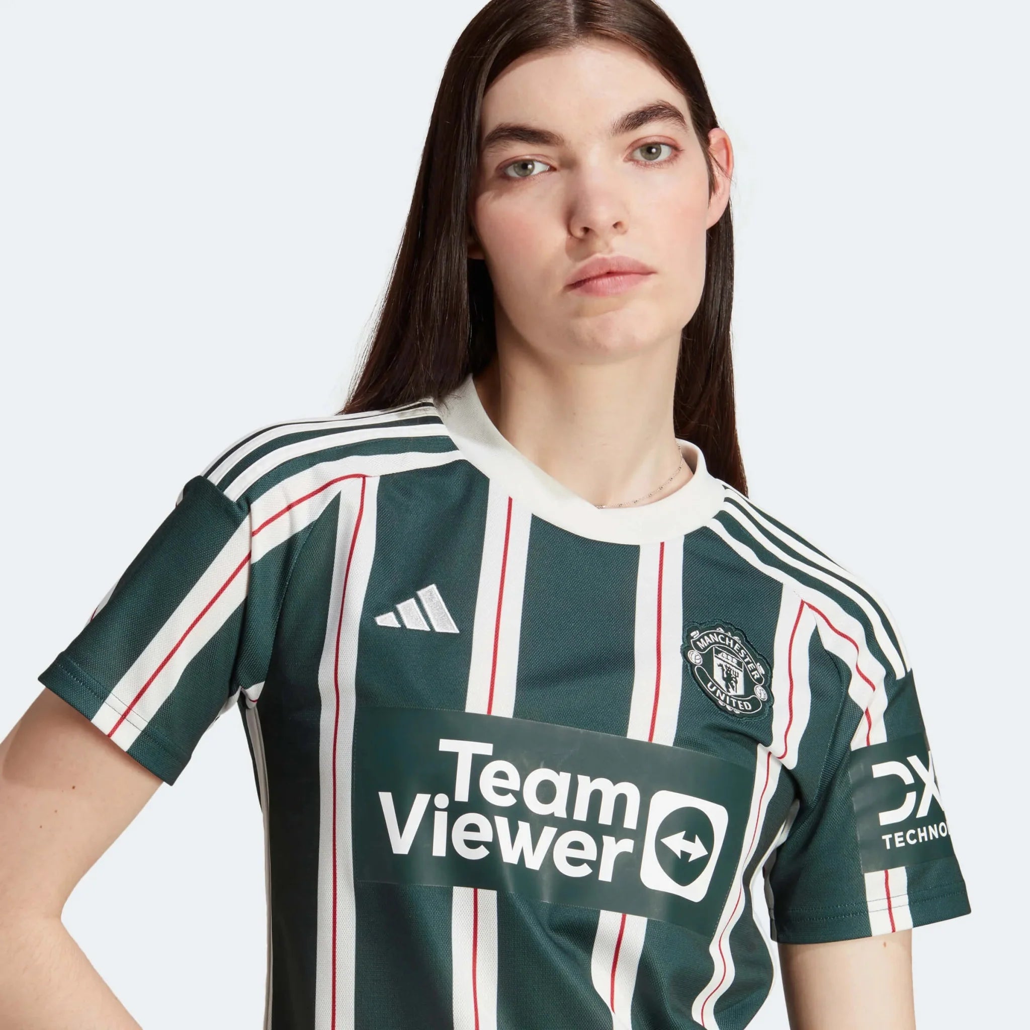 adidas 2023-24 Manchester United Women's Stadium Away Jersey 5