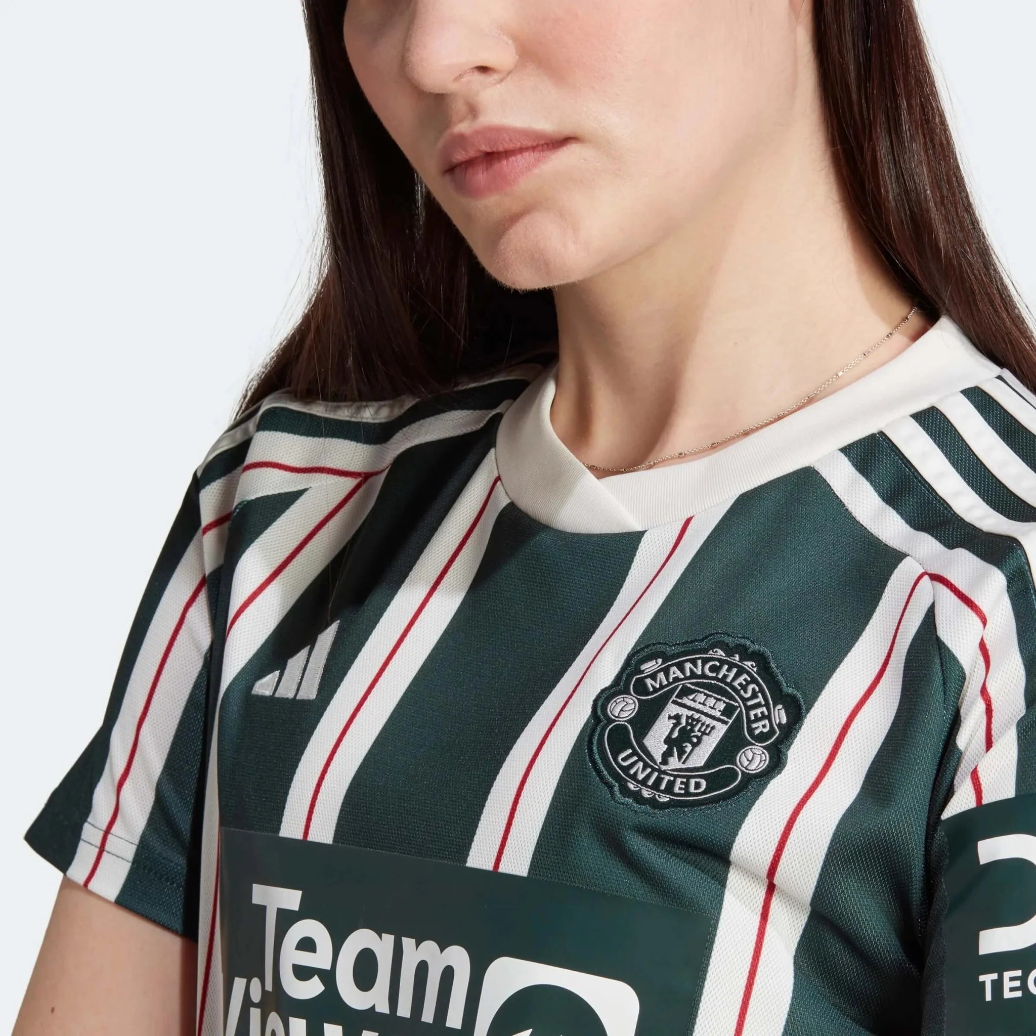 adidas 2023-24 Manchester United Women's Stadium Away Jersey 6