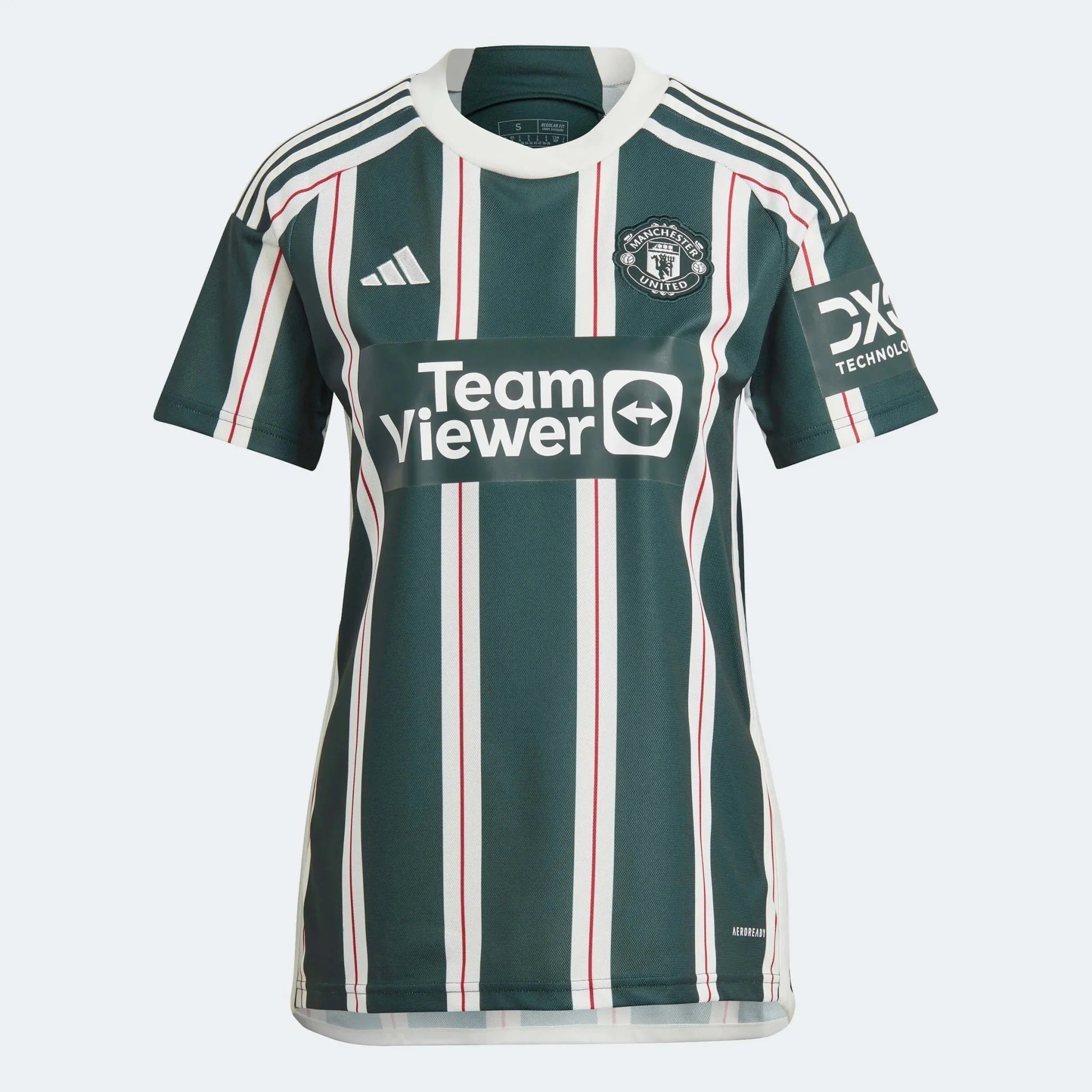 adidas 2023-24 Manchester United Women's Stadium Away Jersey 1