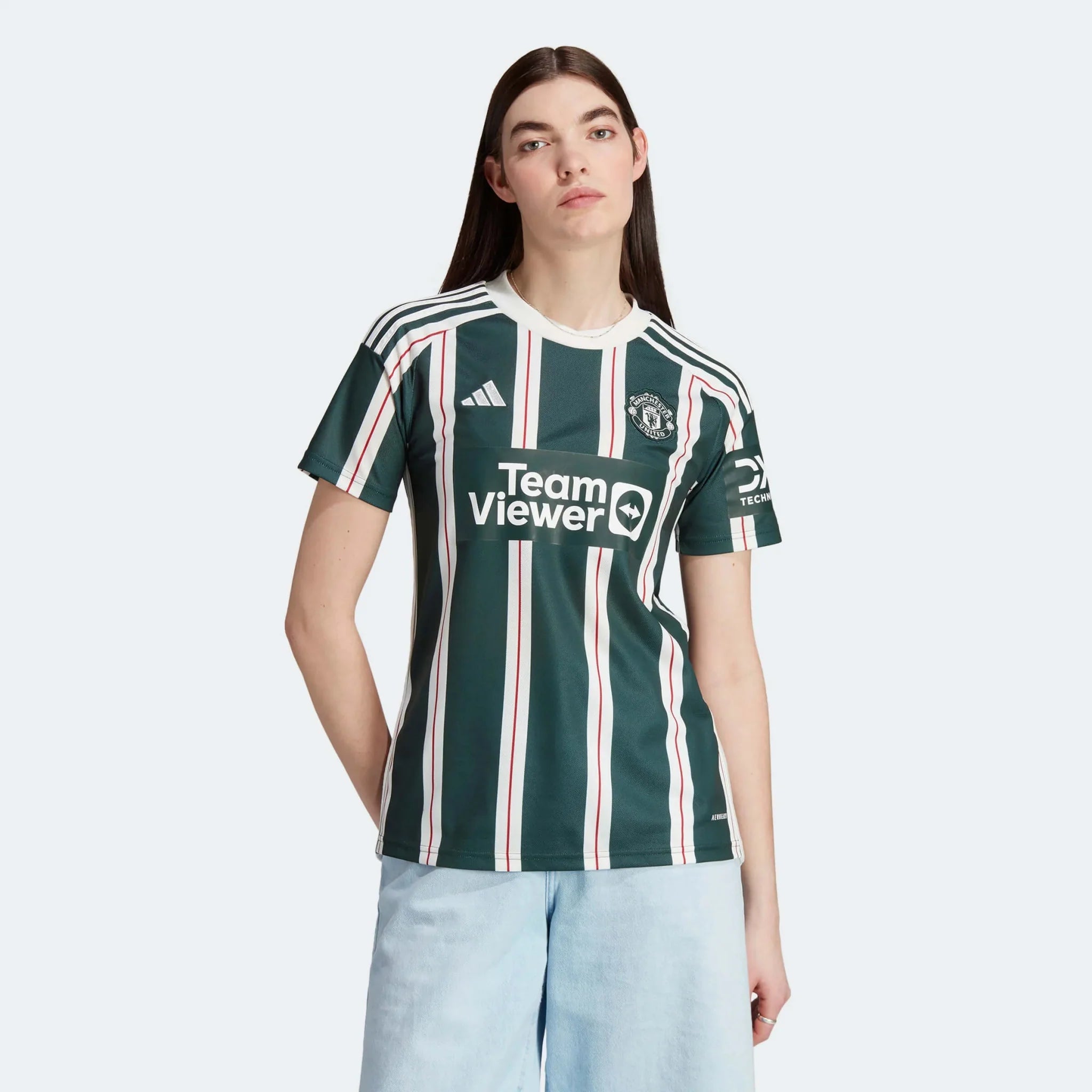 adidas 2023-24 Manchester United Women's Stadium Away Jersey 3