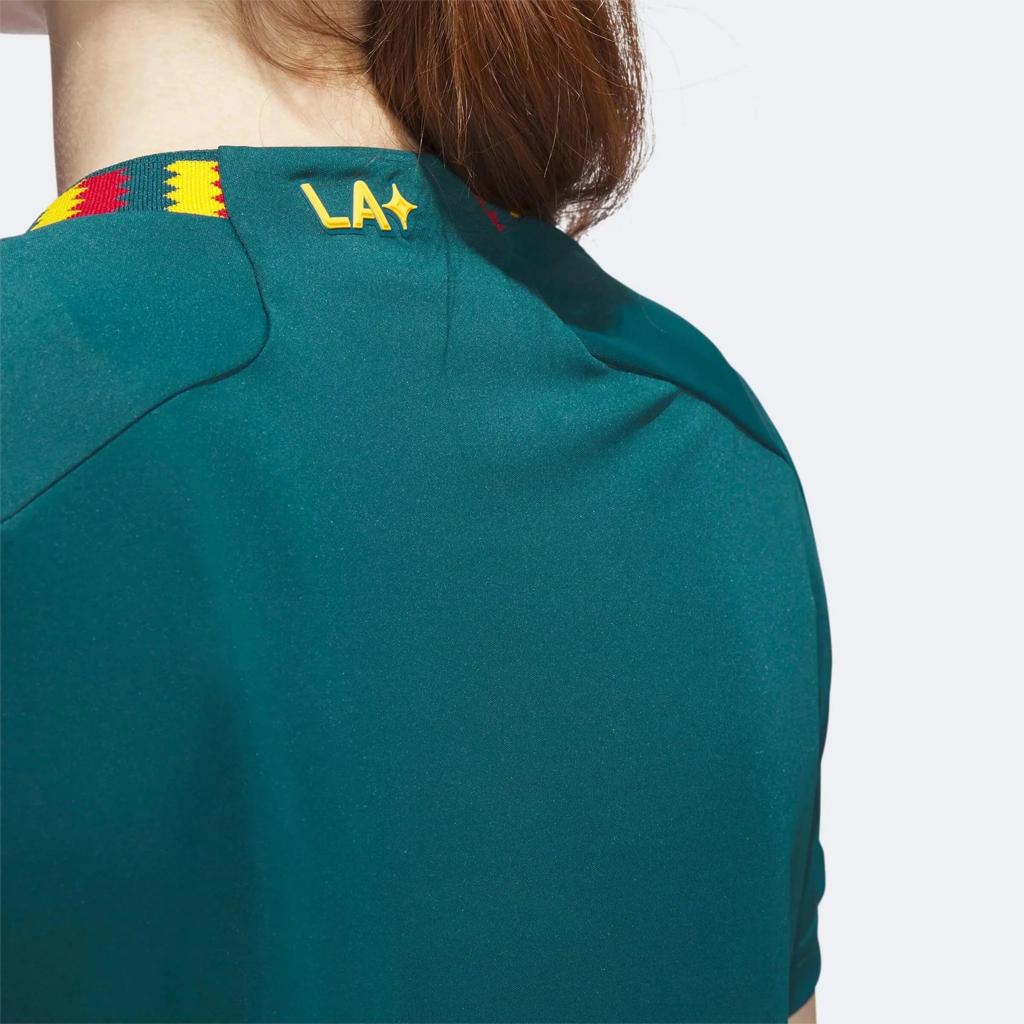 adidas 2023-25 LA Galaxy Women's Away Jersey - Mystery Green-Team Gold 7