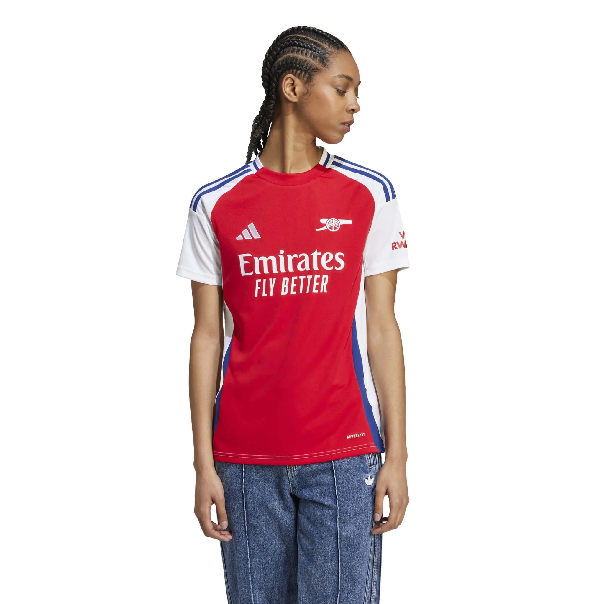 adidas 2024-25 Arsenal Women's Stadium Home Jersey 3
