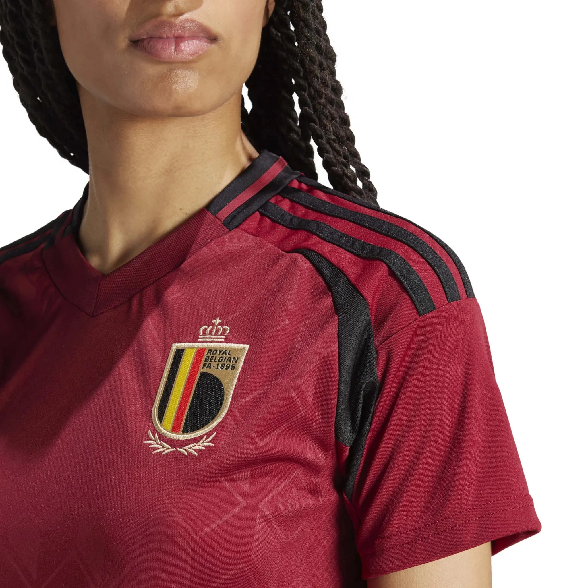 adidas 2024-25 Belgium Women's Stadium Home Jersey 5