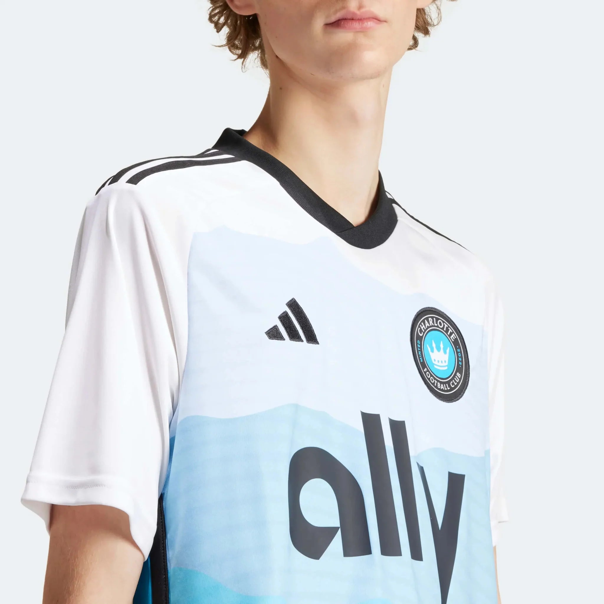 adidas 2024-25 Charlotte FC Men's Stadium Home Jersey 5