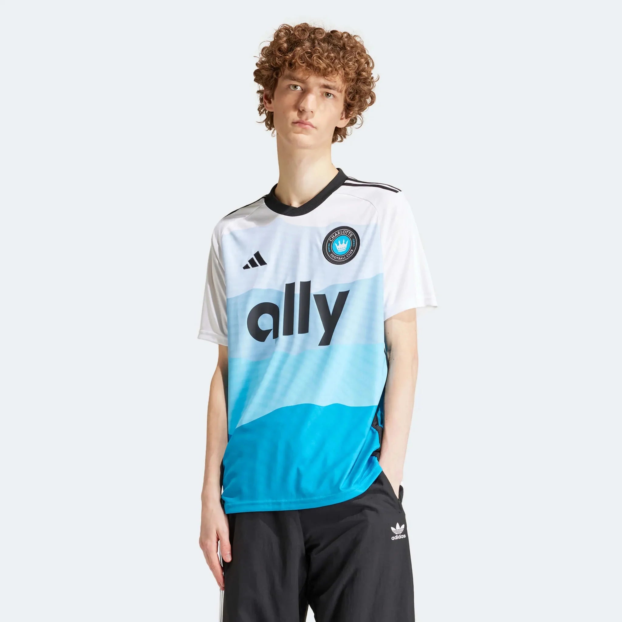 adidas 2024-25 Charlotte FC Men's Stadium Home Jersey 3