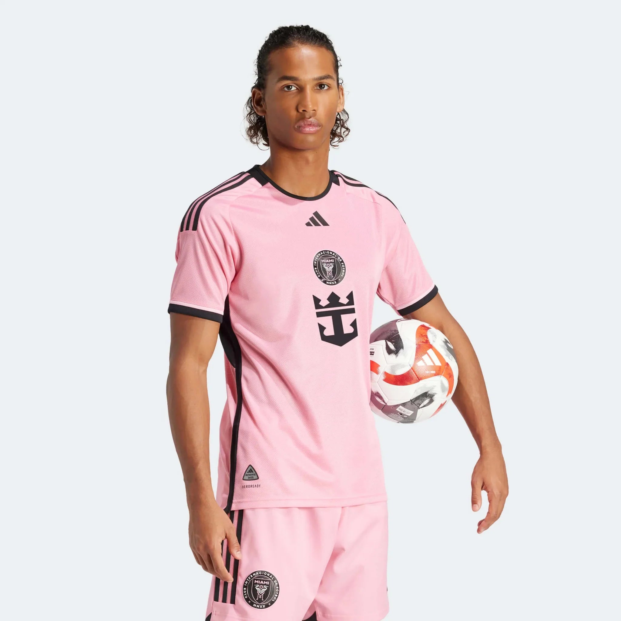 adidas 2024-25 Inter Miami Men's Authentic Home Jersey 5