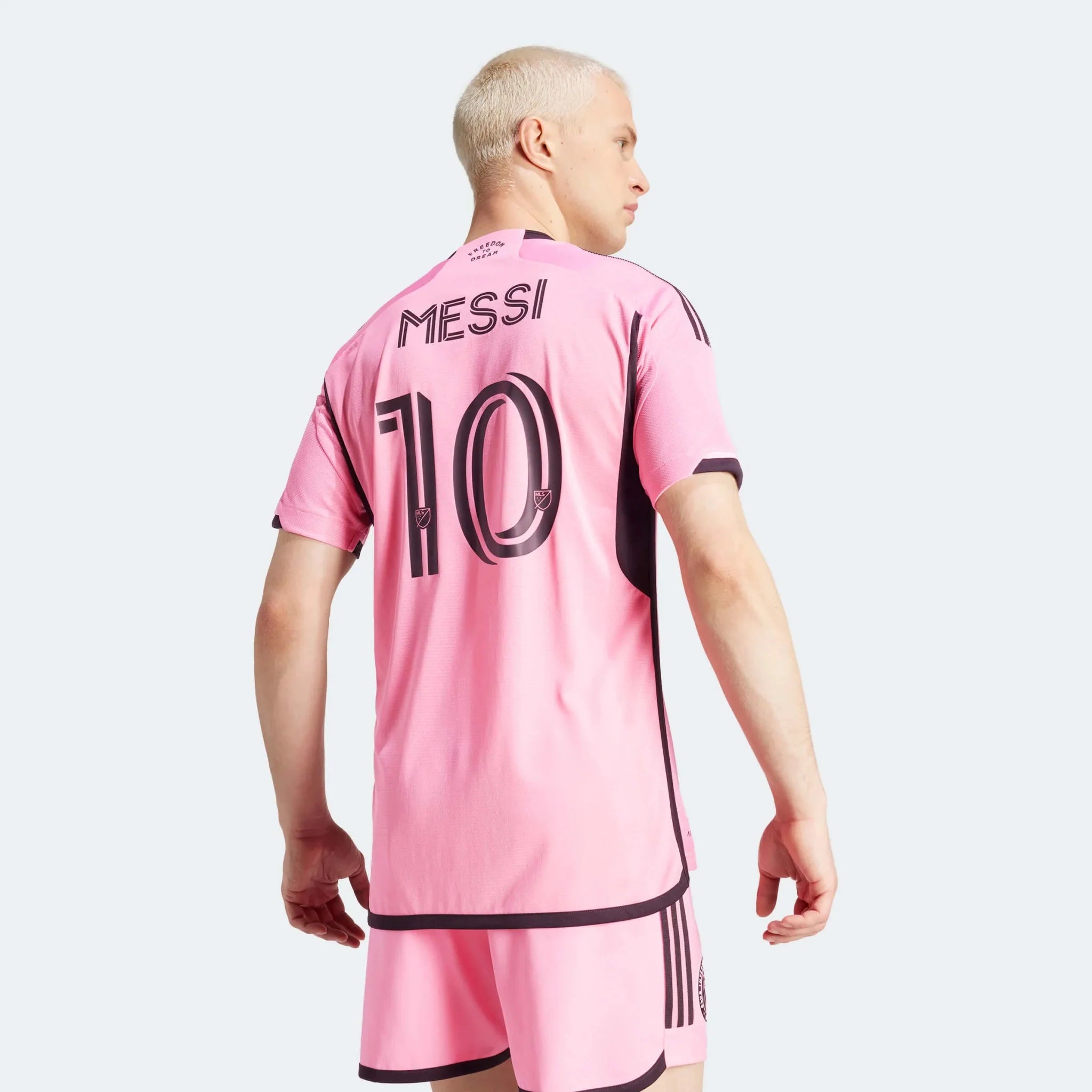 adidas 2024-25 Inter Miami Men's Messi #10 Authentic Home Jersey 3