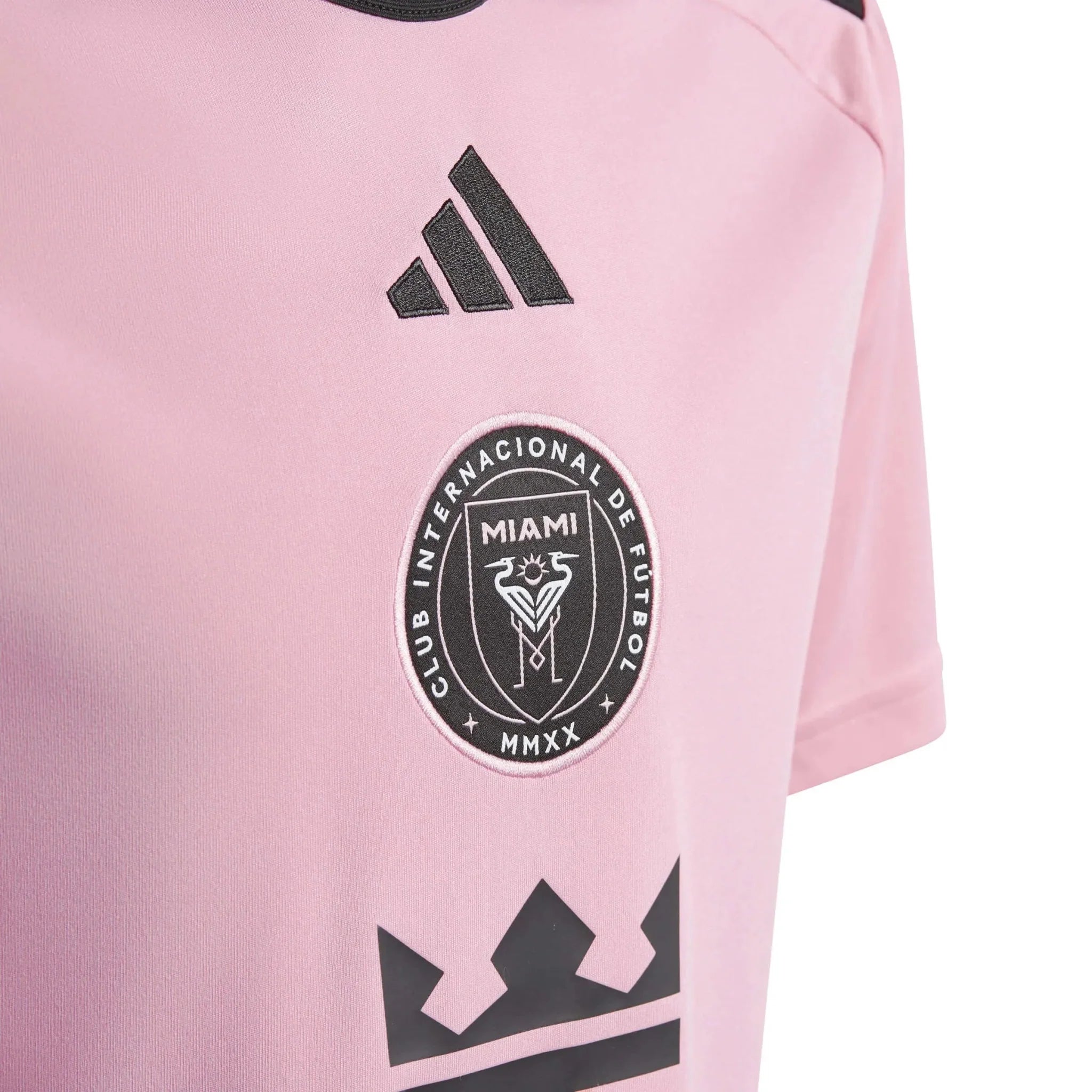 adidas 2024-25 Inter Miami Youth Messi #10 Stadium Home Jersey 4
