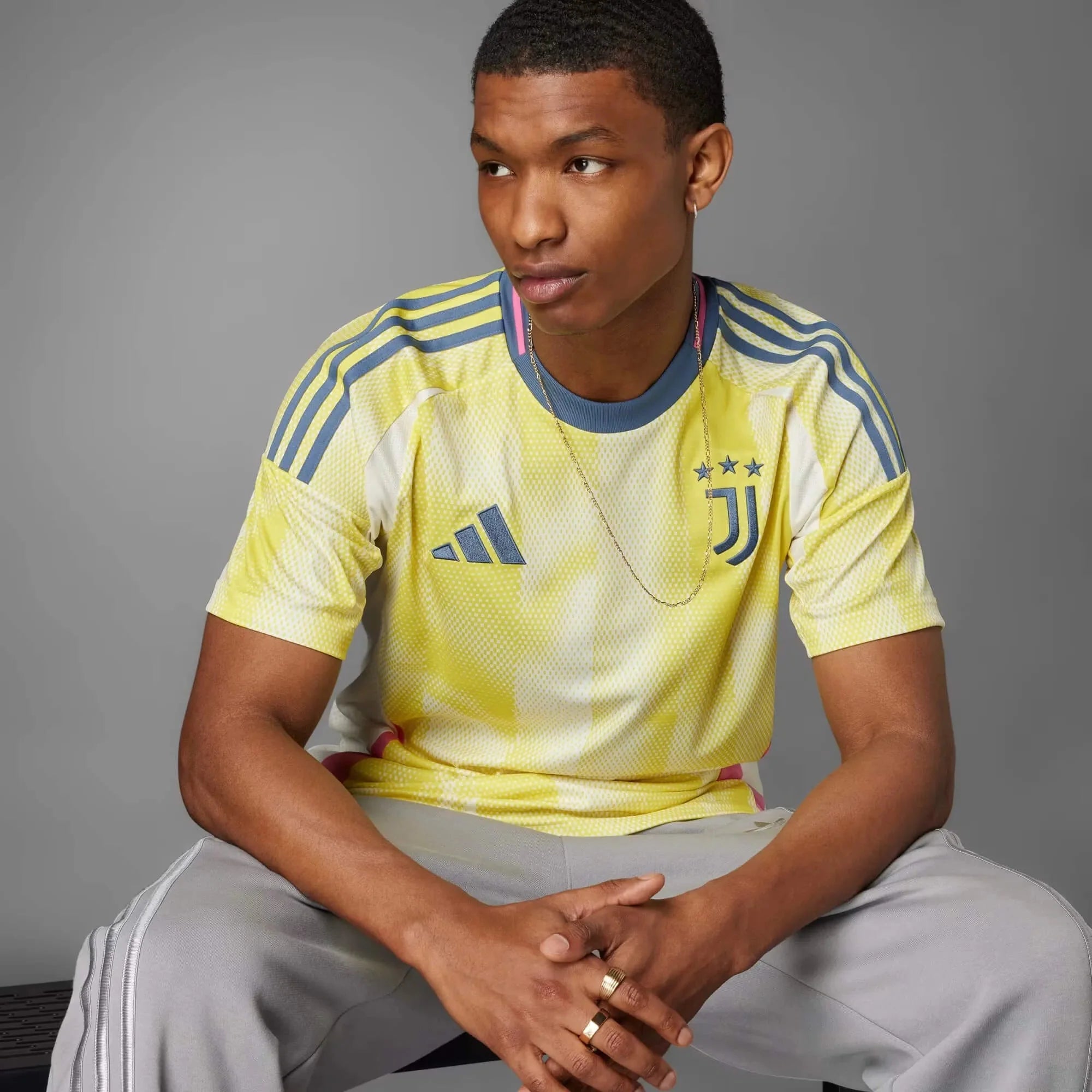 adidas 2024-25 Juventus Men's Stadium Away Jersey 5