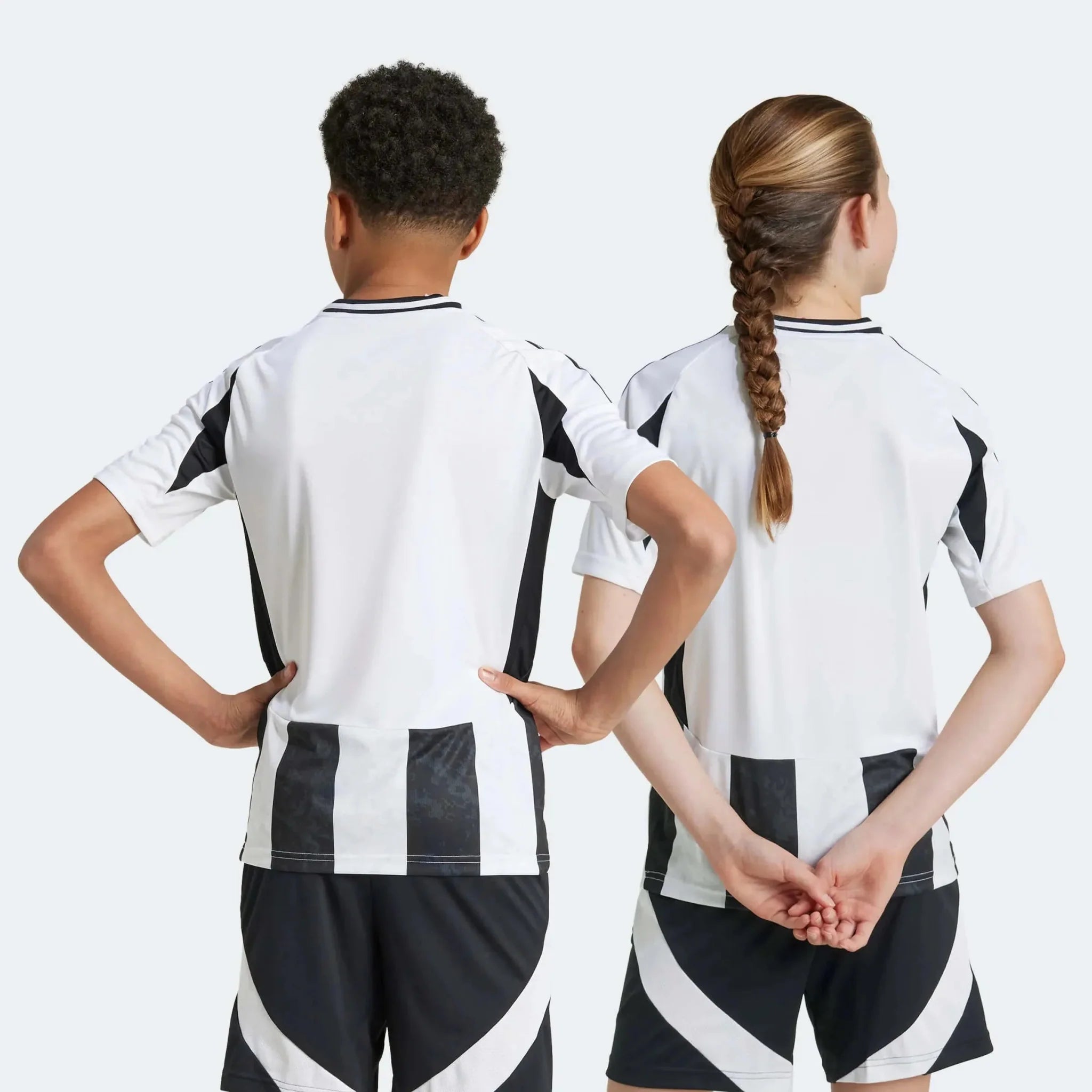 adidas 2024-25 Juventus Youth Stadium Home Jersey 4