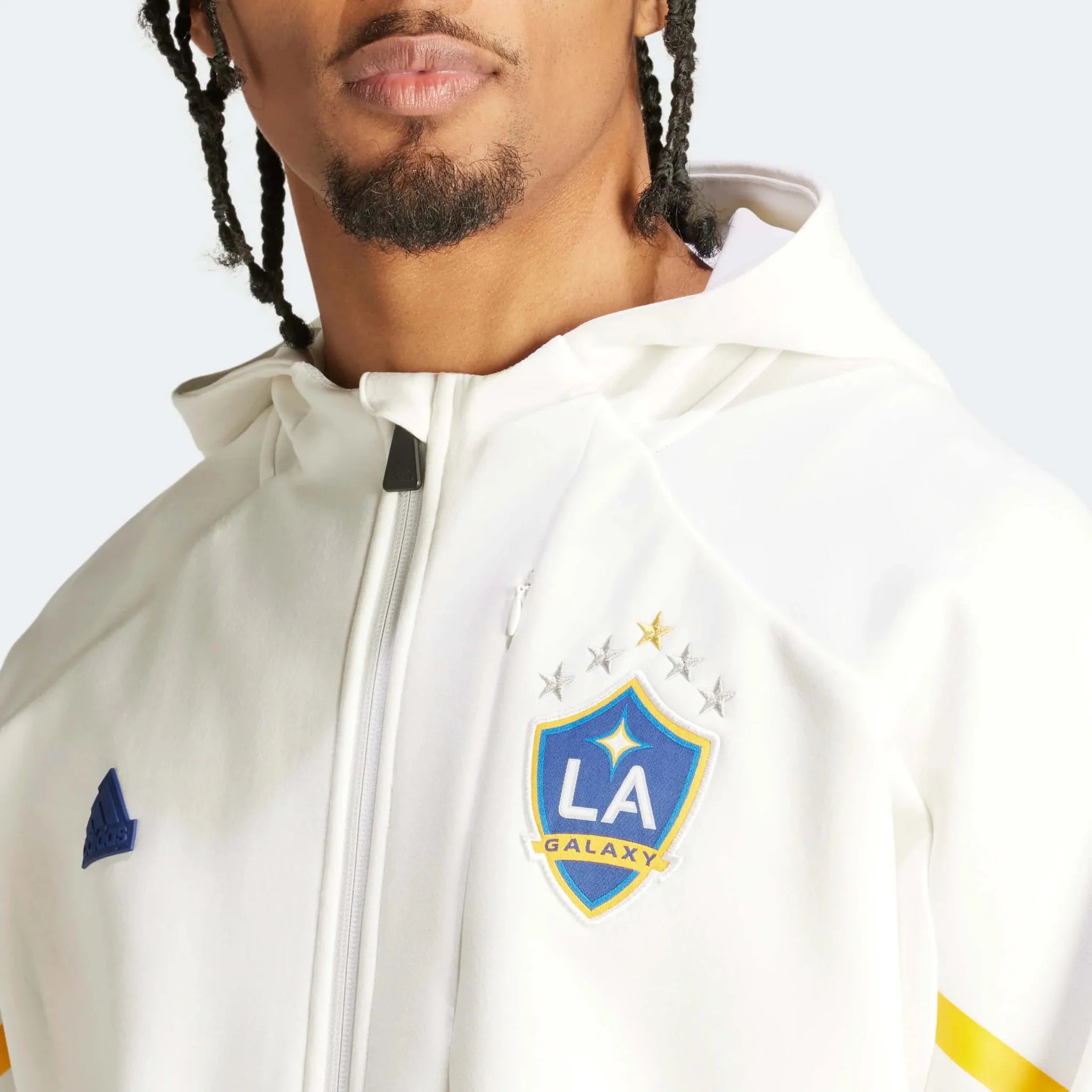 adidas 2024-25 LA Galaxy Men's Anthem Jacket 4