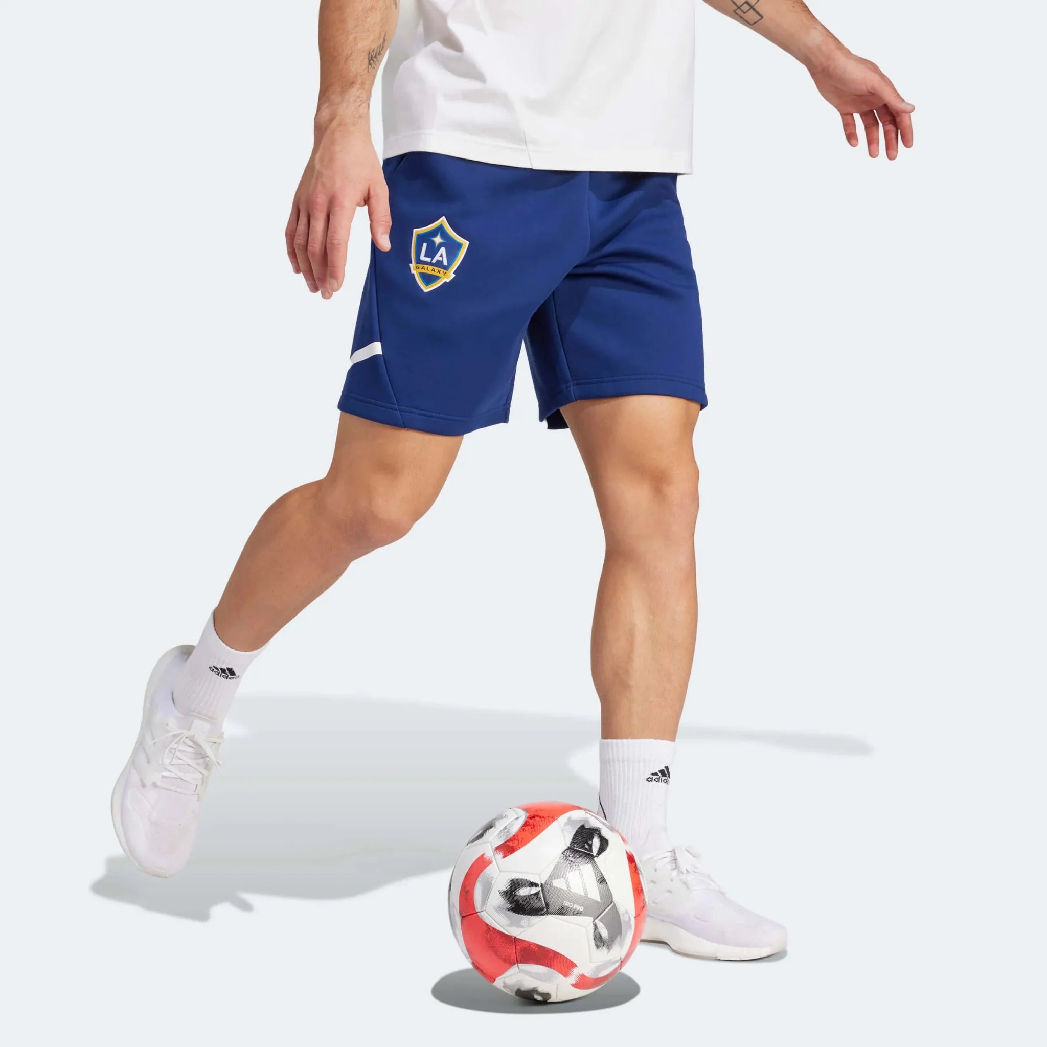 adidas 2024-25 LA Galaxy Men's Designed For Game Day Shorts 3