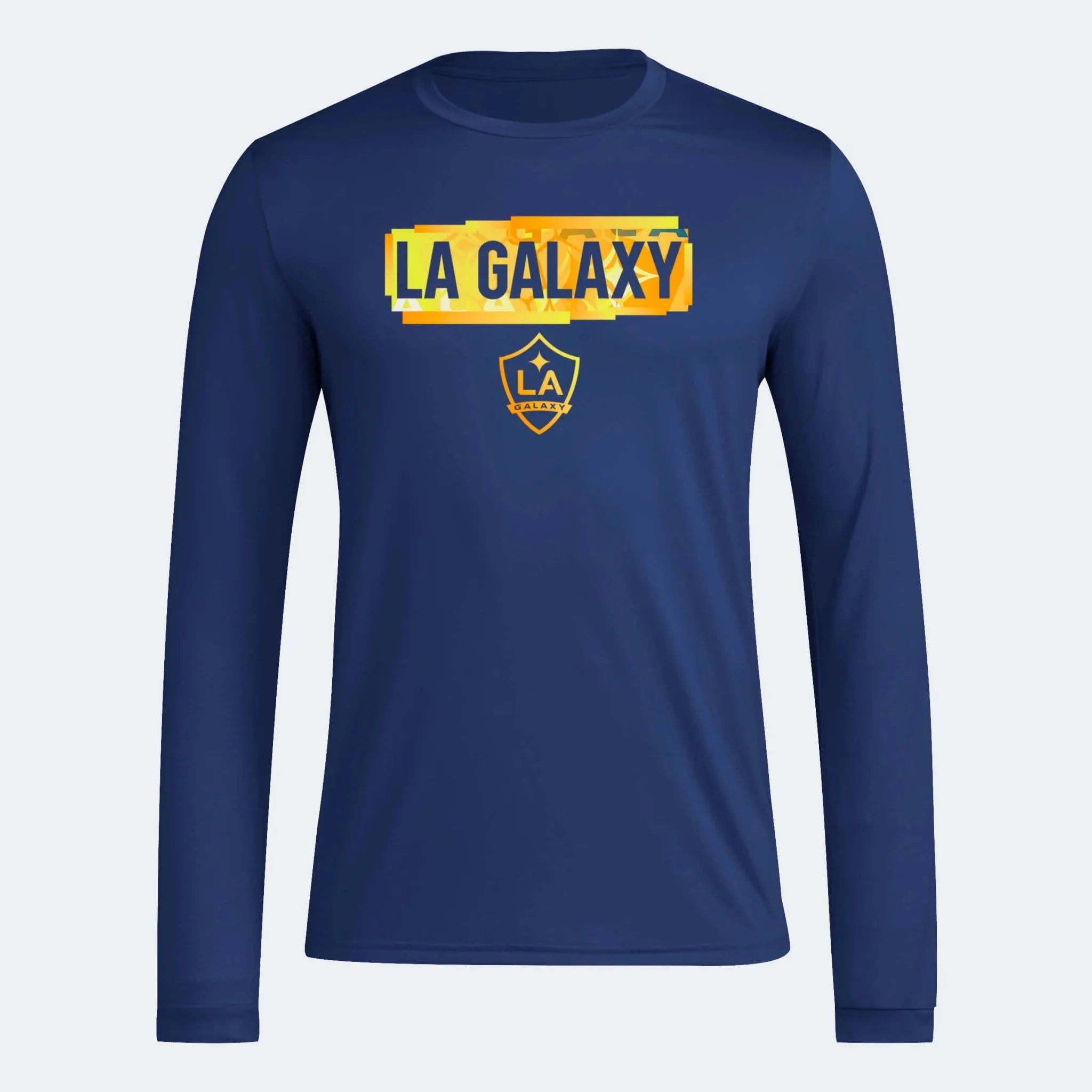 adidas 2024-25 LA Galaxy Men's Long-Sleeve Pre-Game Tee 1