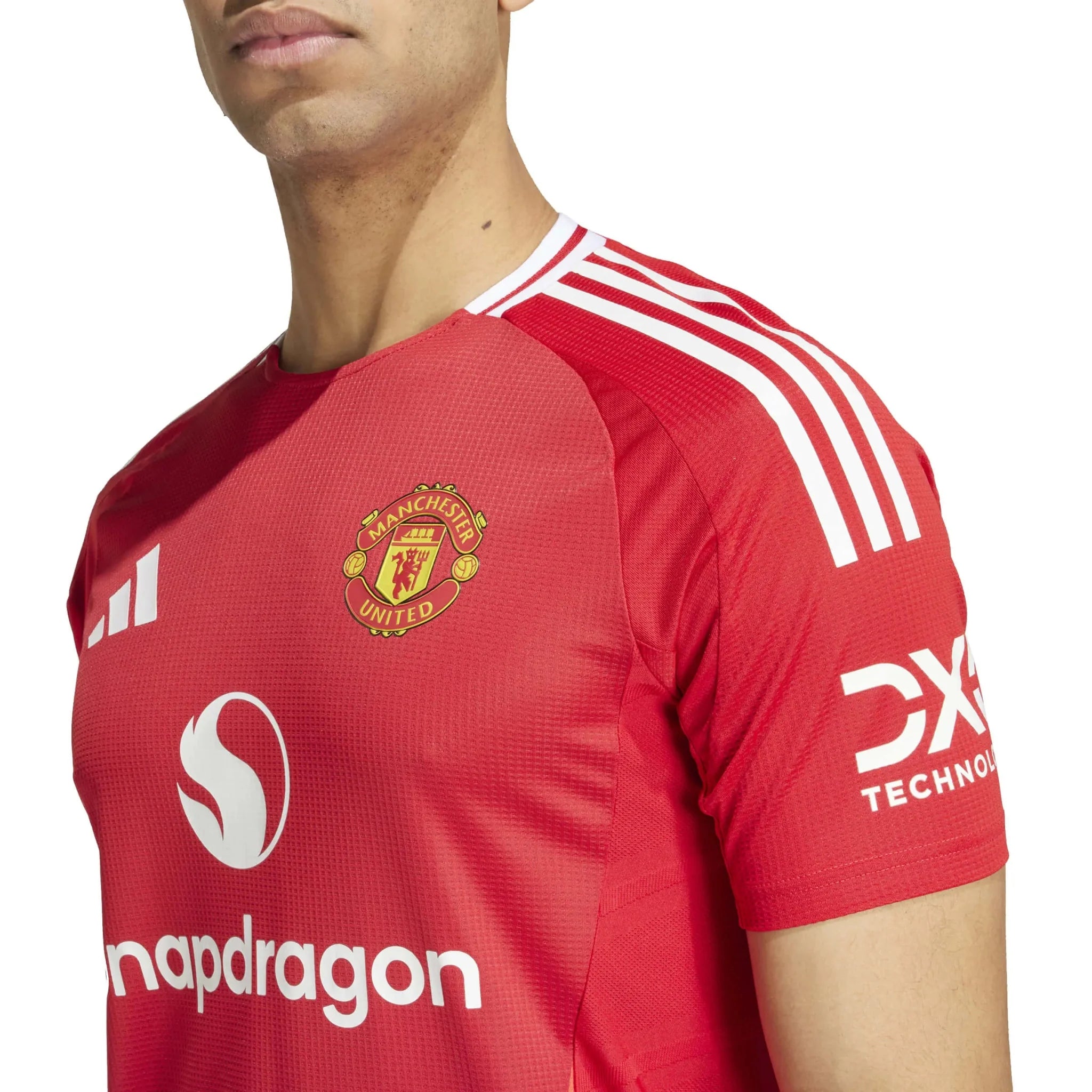 adidas 2024-25 Manchester United Men's Authentic Home Jersey 6