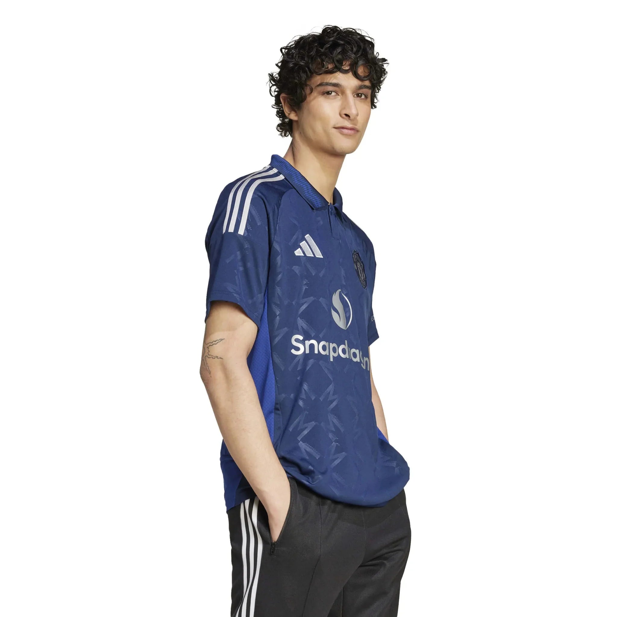 adidas 2024-25 Manchester United Men's Stadium Away Jersey 4
