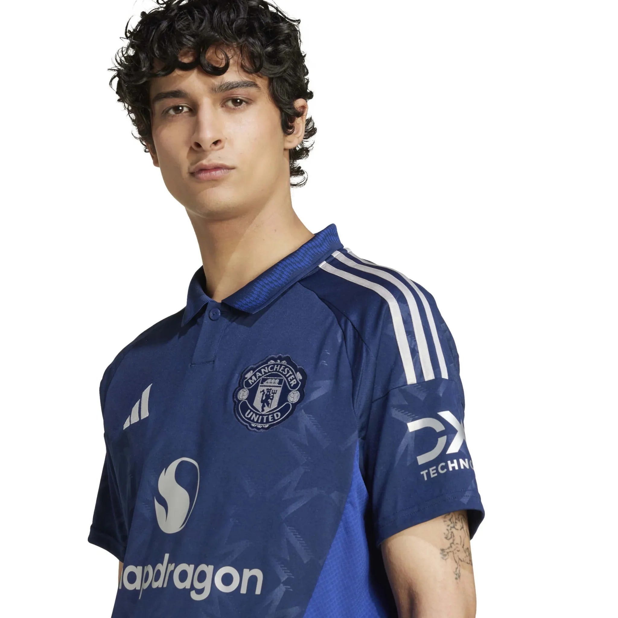 adidas 2024-25 Manchester United Men's Stadium Away Jersey 7