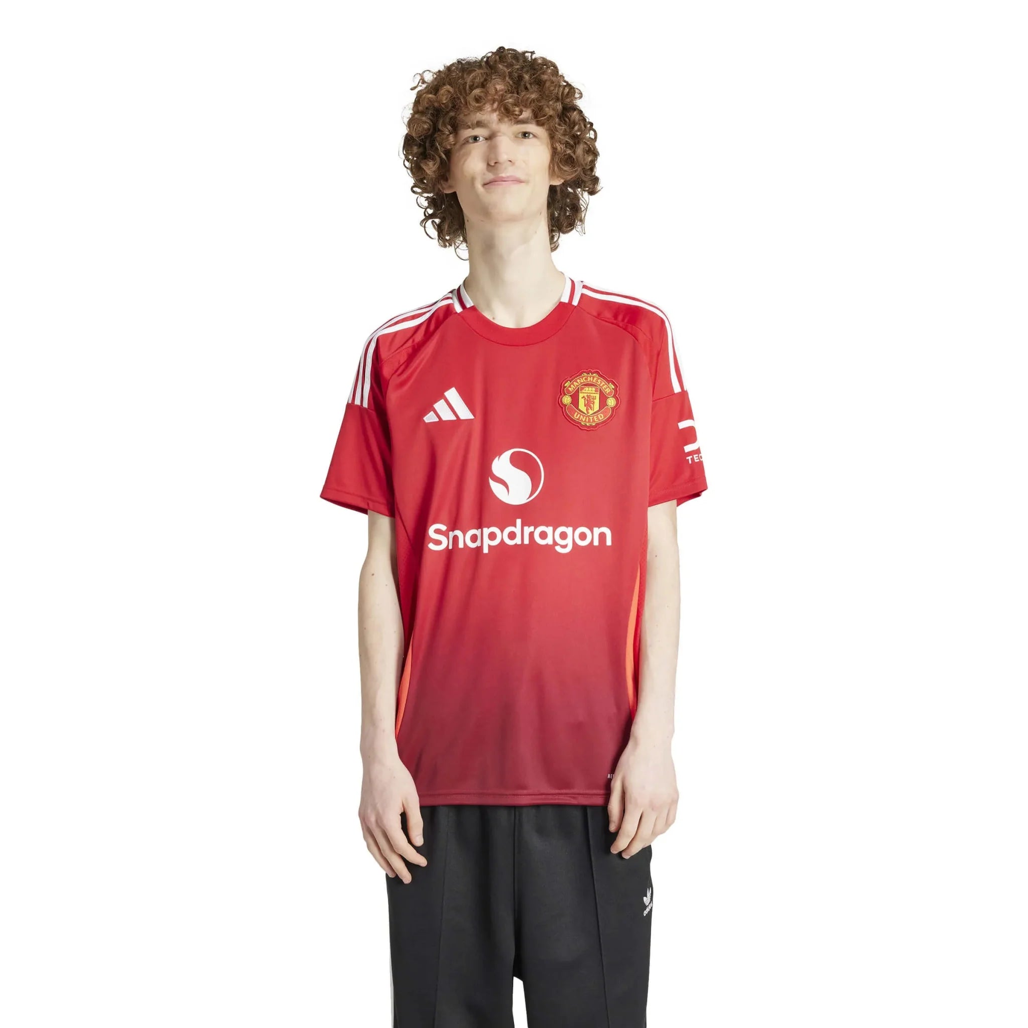 adidas 2024-25 Manchester United Men's Stadium Home Jersey 3