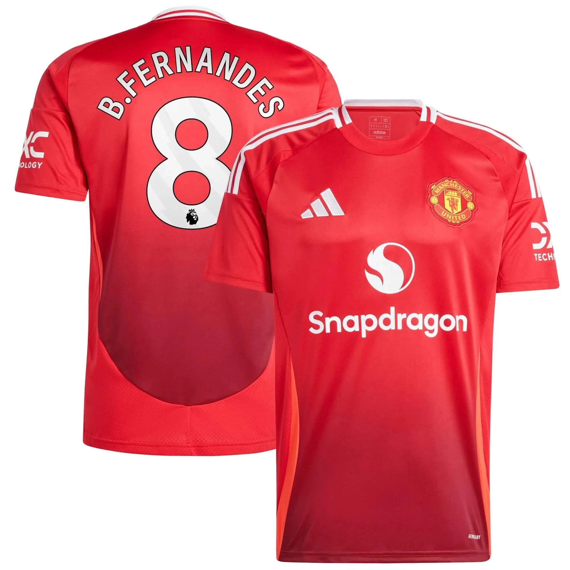 adidas 2024-25 Manchester United Men's Stadium Home Jersey 12
