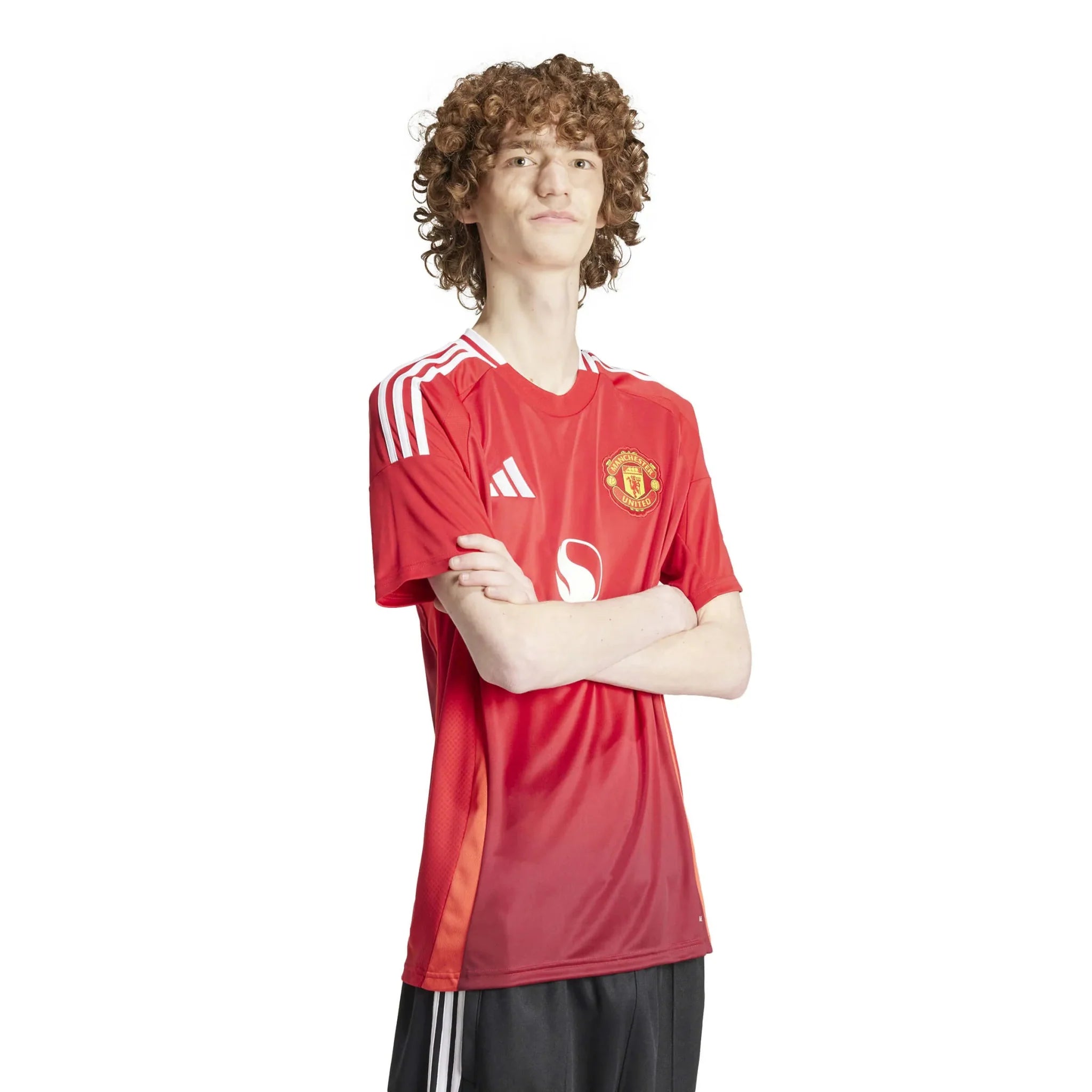 adidas 2024-25 Manchester United Men's Stadium Home Jersey 4