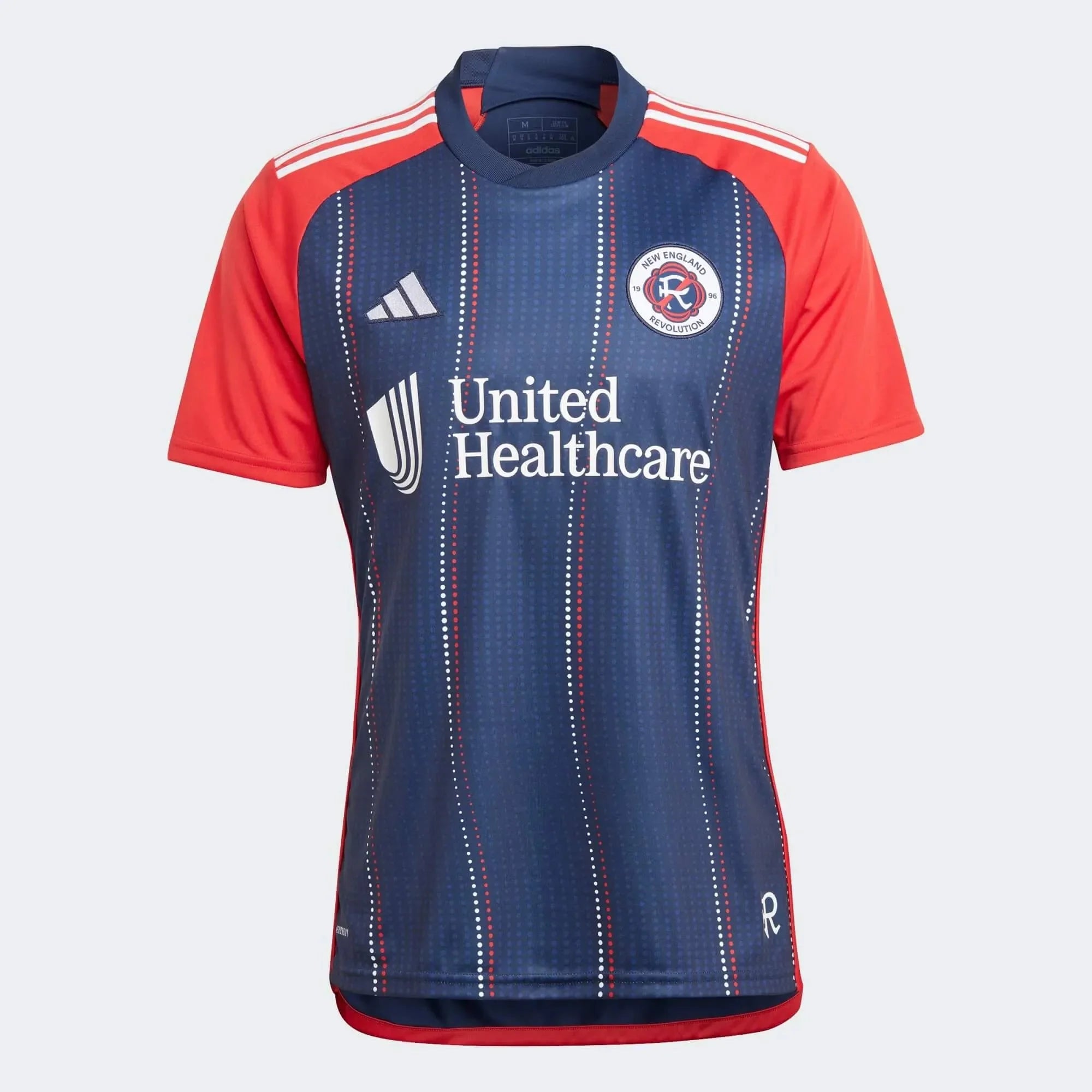 adidas 2024-25 New England Revolution Men's Stadium Home Jersey 1