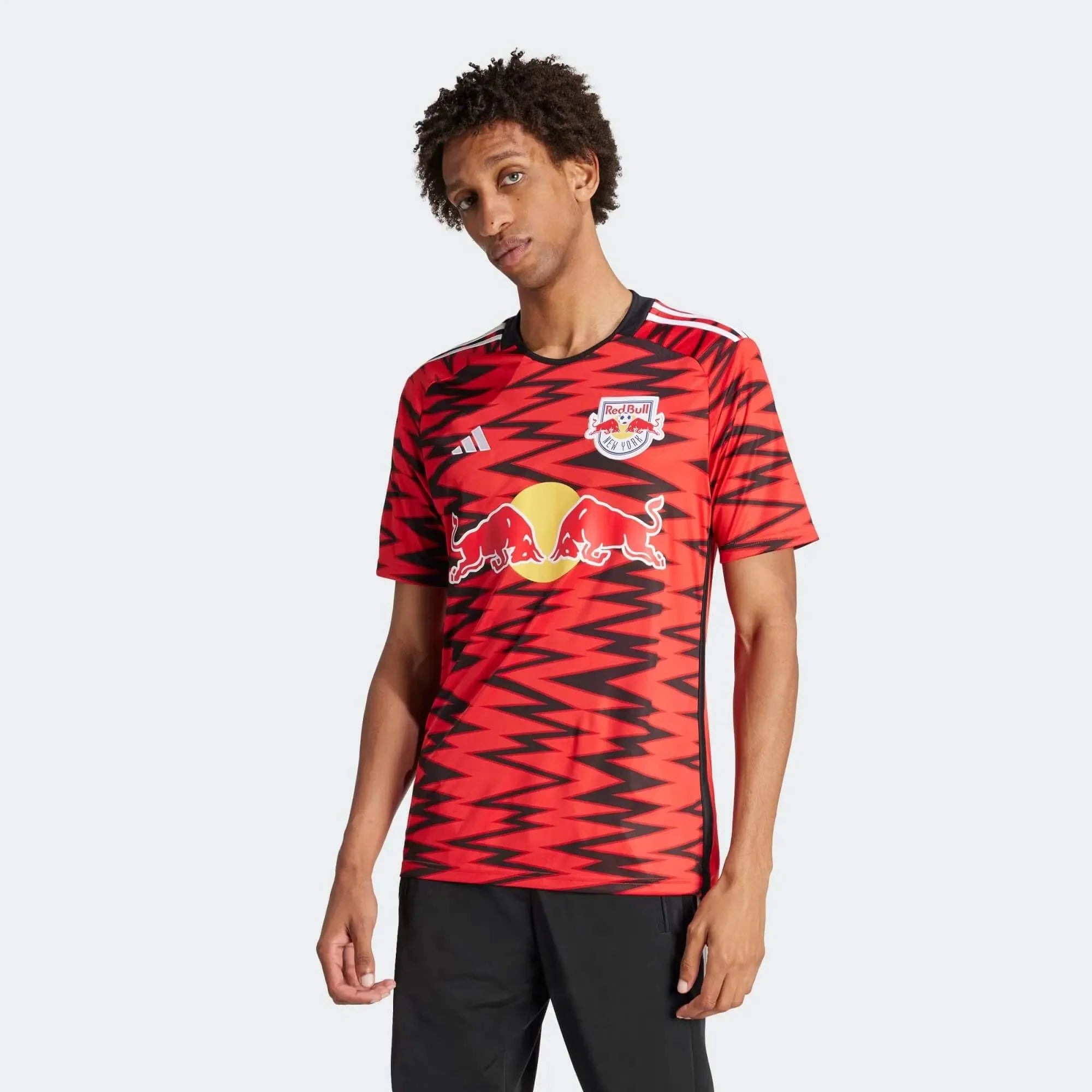 adidas 2024-25 NY Red Bulls Men's Stadium Home Jersey 1