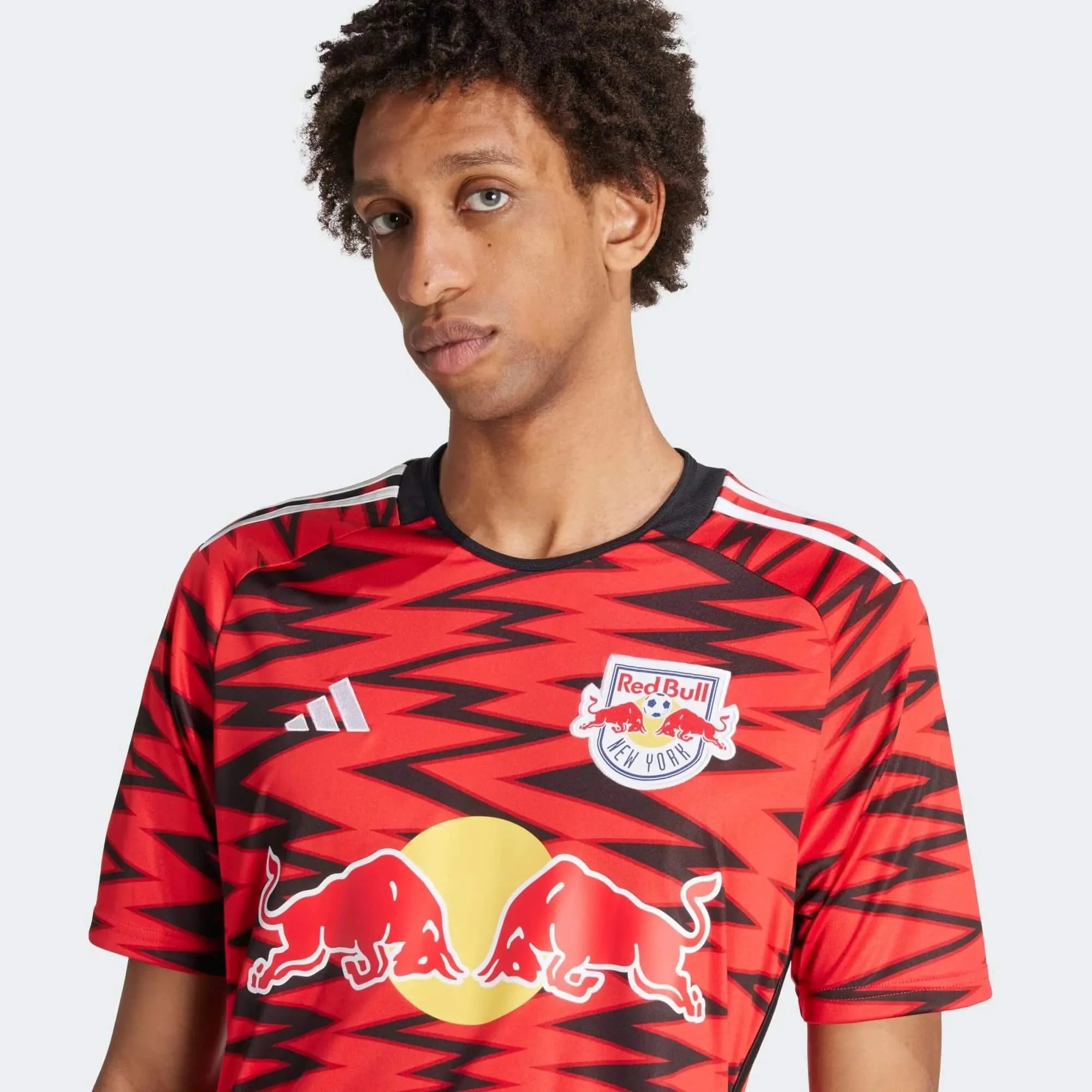 adidas 2024-25 NY Red Bulls Men's Stadium Home Jersey 4