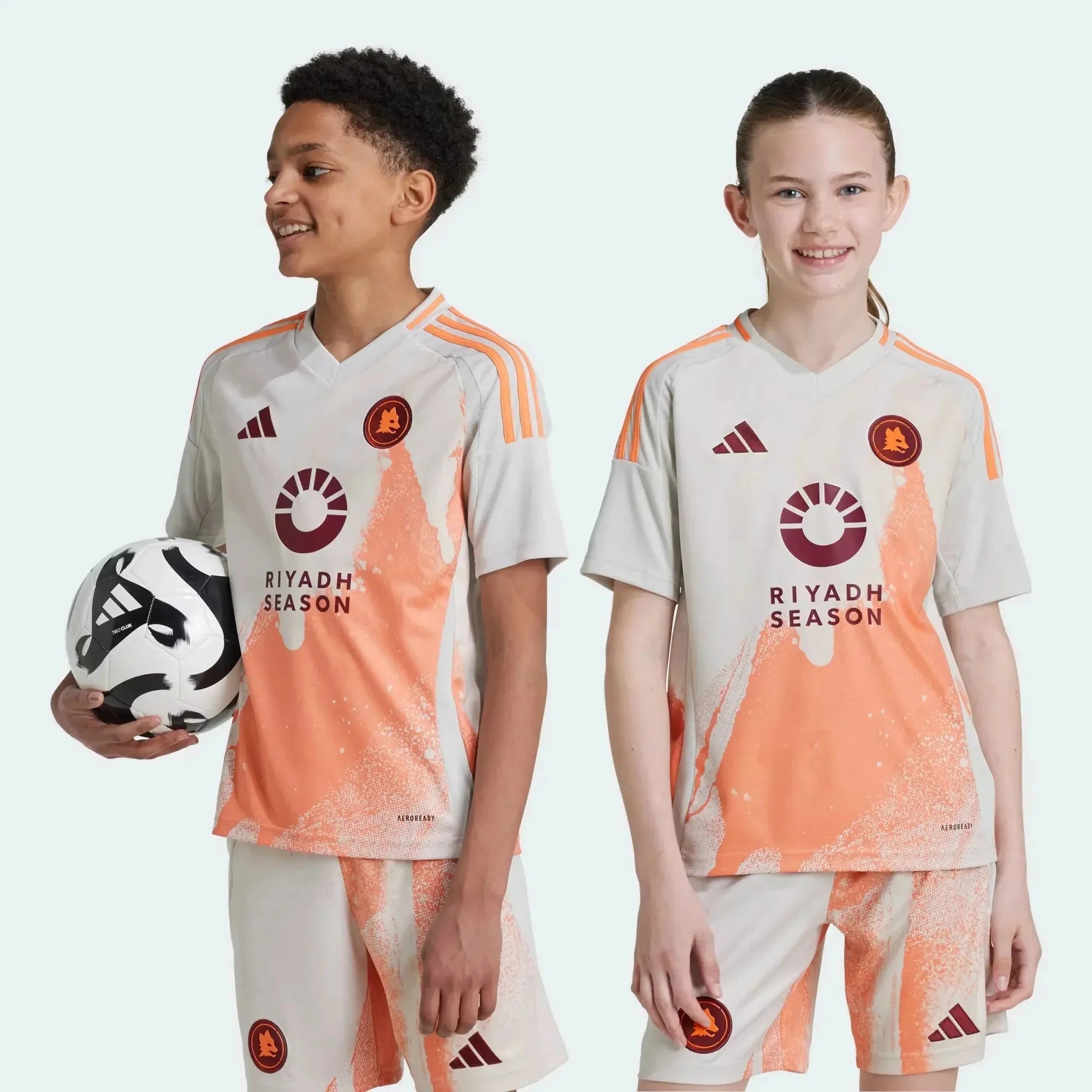 adidas 2024-25 Roma Youth Stadium Away Jersey 3