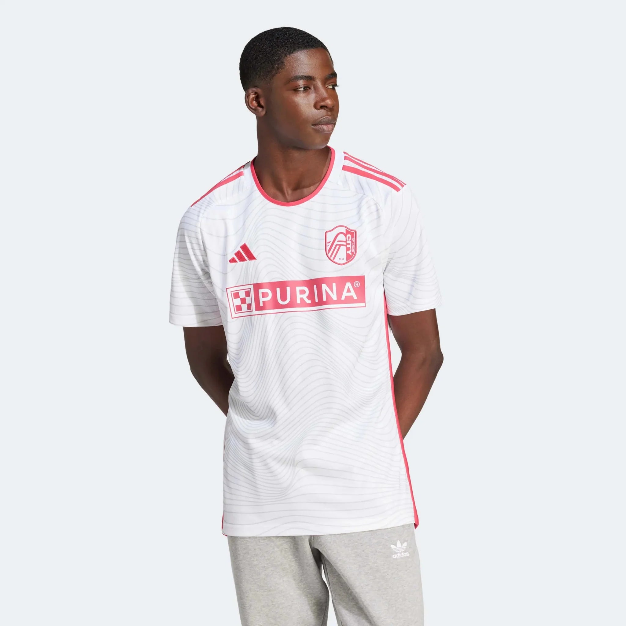 adidas 2024-25 St. Louis City Men's Stadium Away Jersey 3