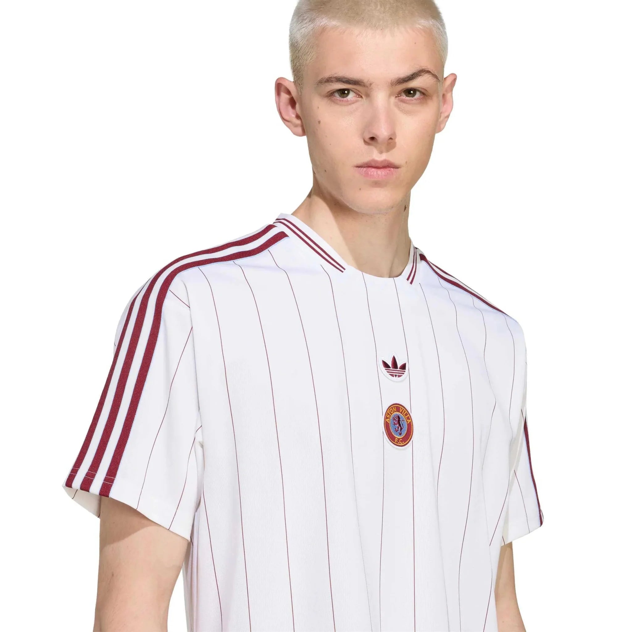 adidas 2025-25 Aston Villa Men's Icon Soccer Jersey 3