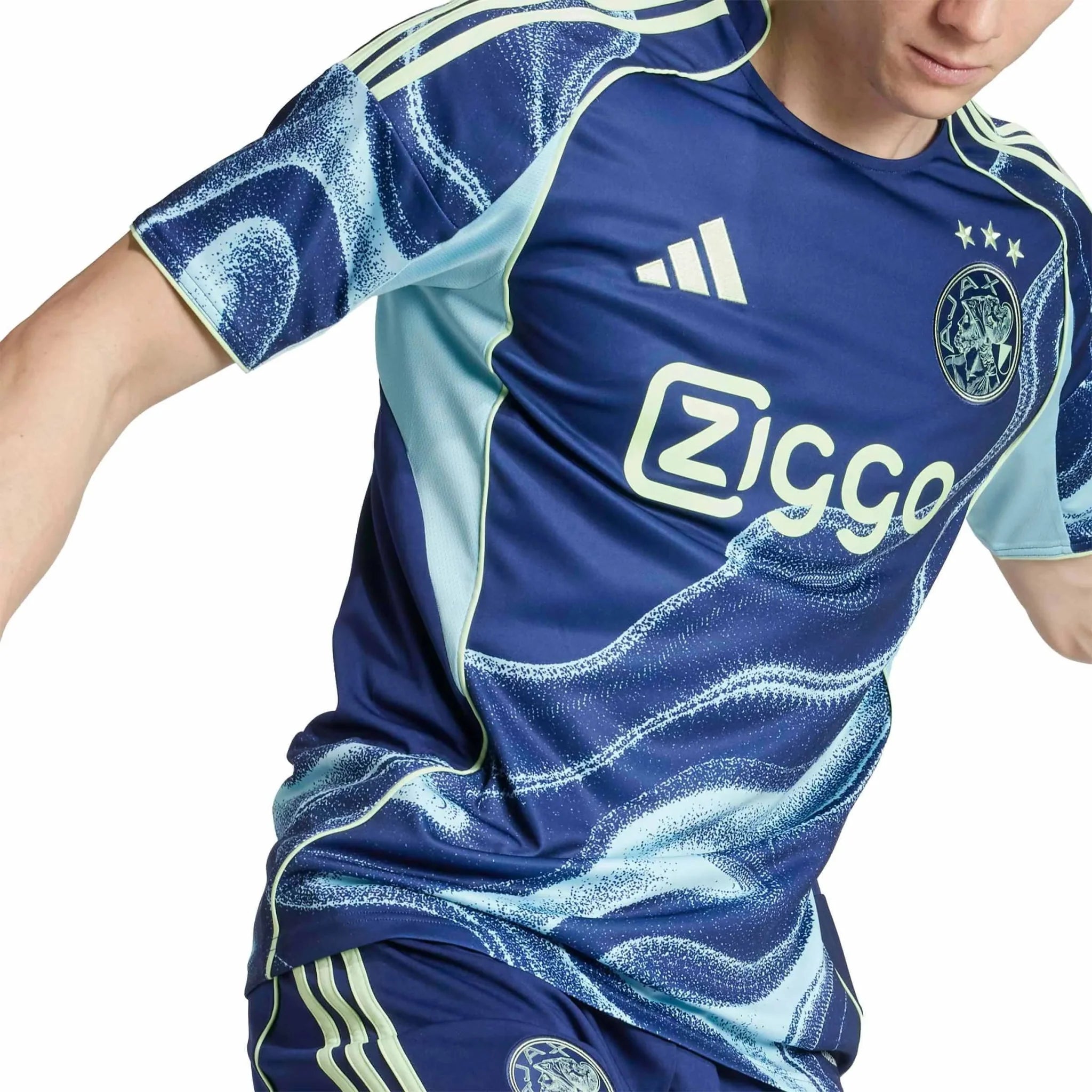 adidas 2025-26 Ajax Men's Stadium Away Soccer Jersey 5