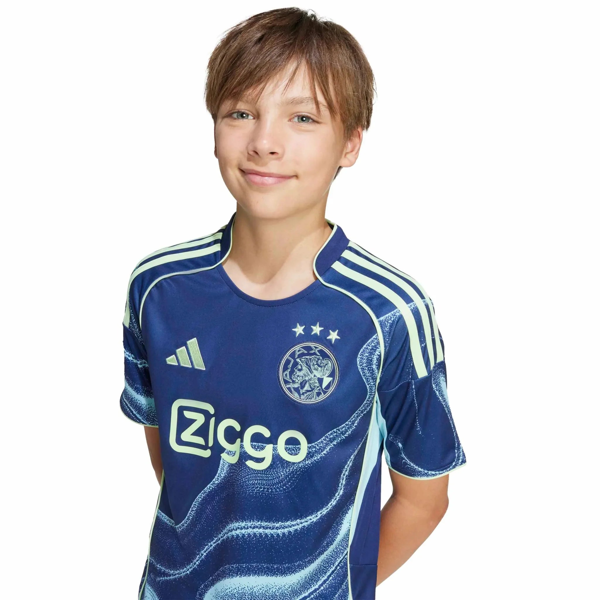 adidas 2025-26 Ajax Youth Stadium Away Soccer Jersey 5