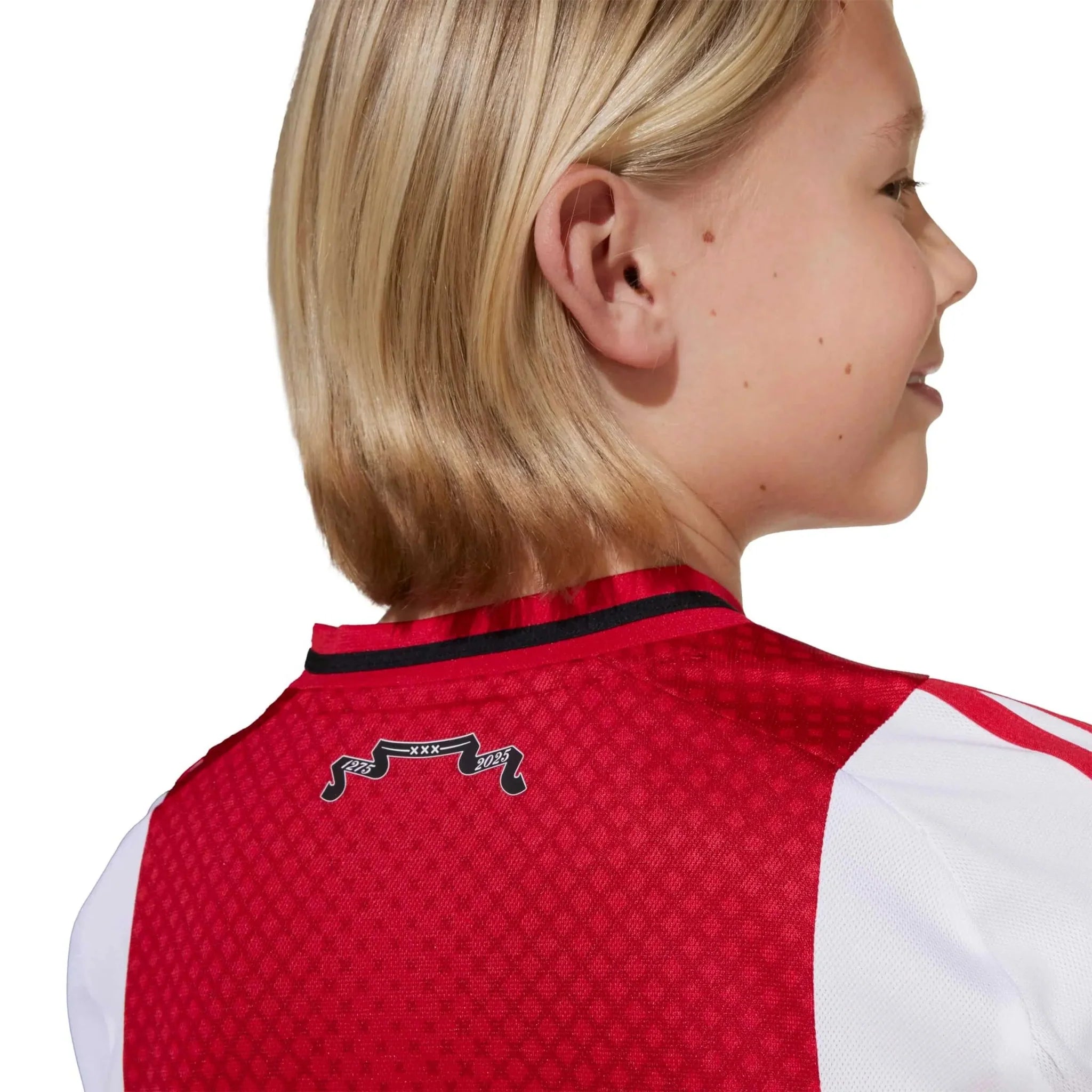 adidas 2025-26 Ajax Youth Stadium Home Soccer Jersey 6