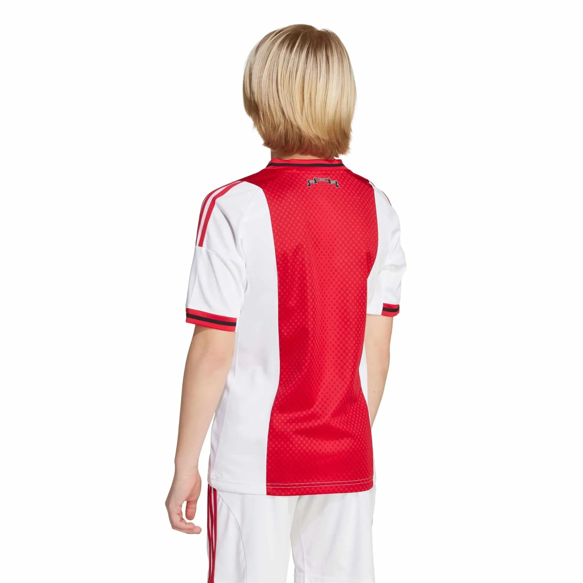 adidas 2025-26 Ajax Youth Stadium Home Soccer Jersey 4