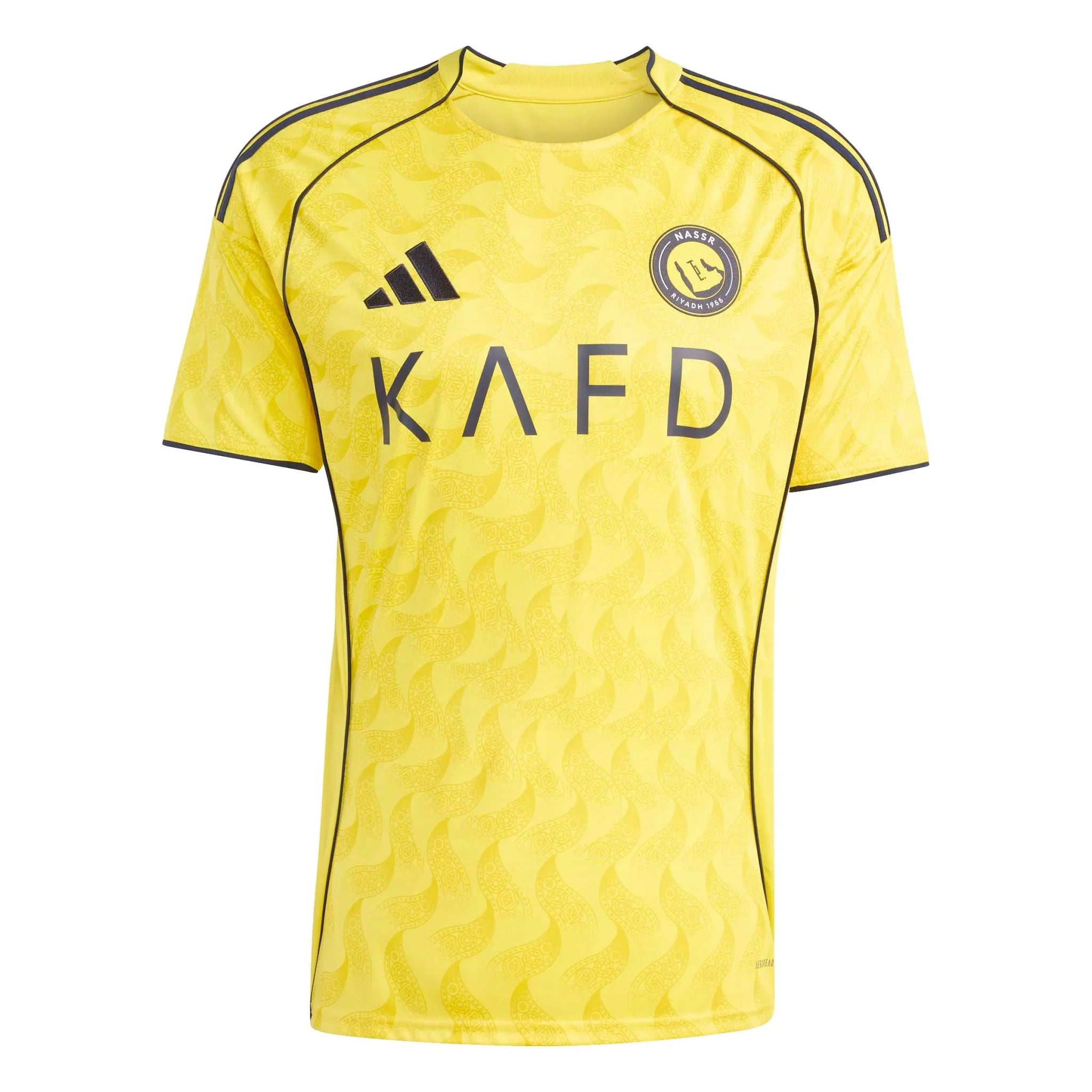 adidas 2025-26 Al Nassr Men's Stadium Home Ronaldo #7 Soccer Jersey 2