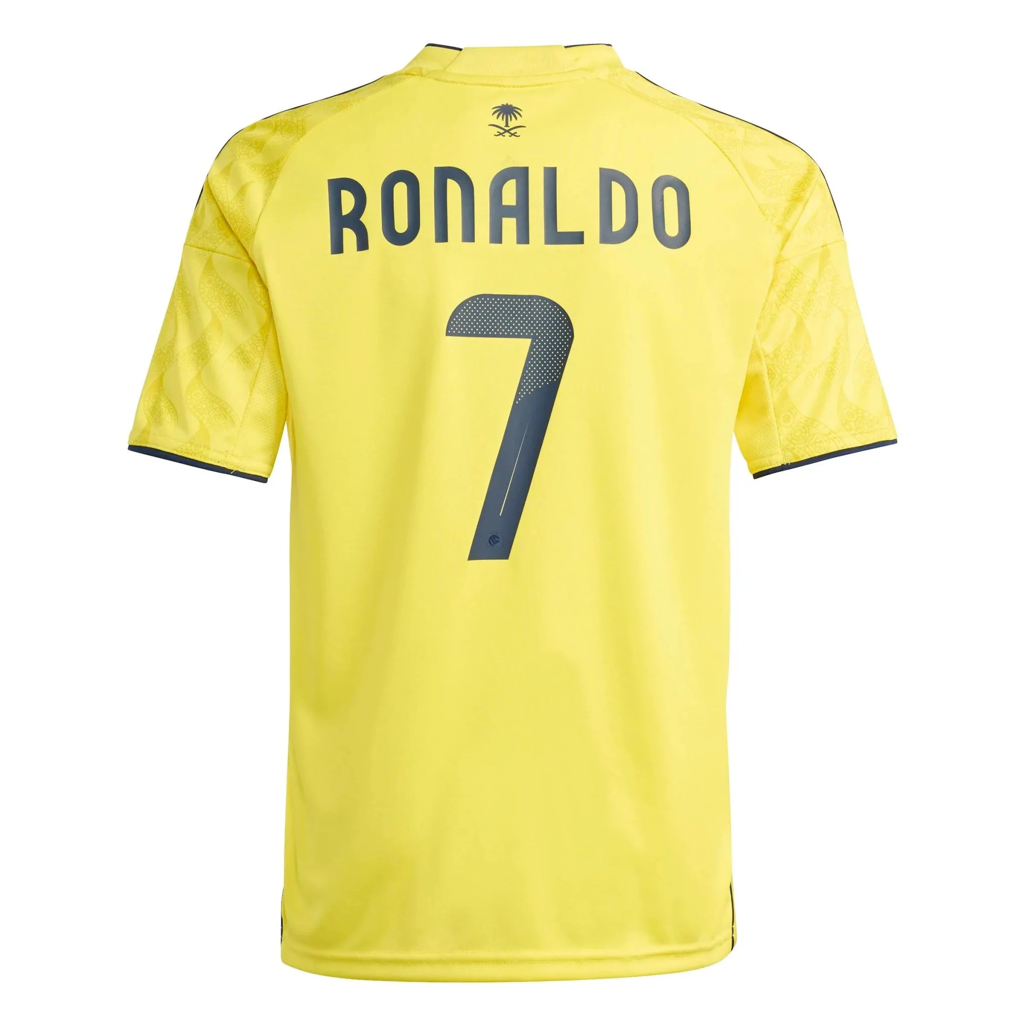 adidas 2025-26 Al Nassr Youth Stadium Home Ronaldo #7 Soccer Jersey 1